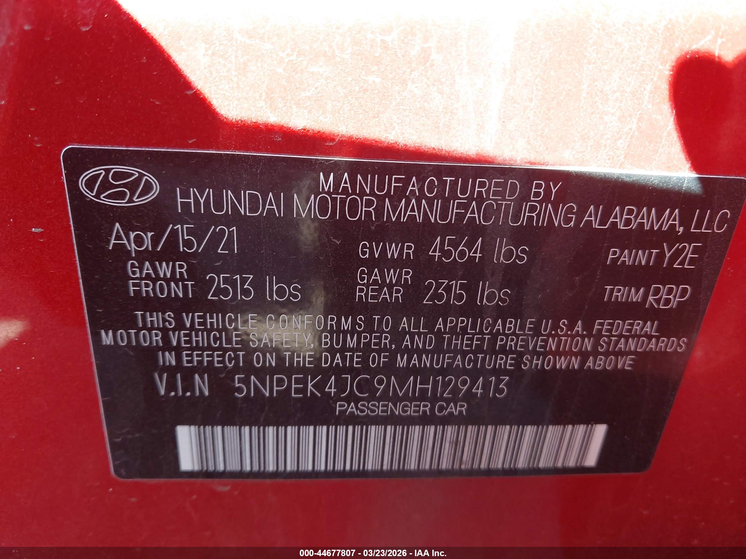 HYUNDAI SONATA image 9