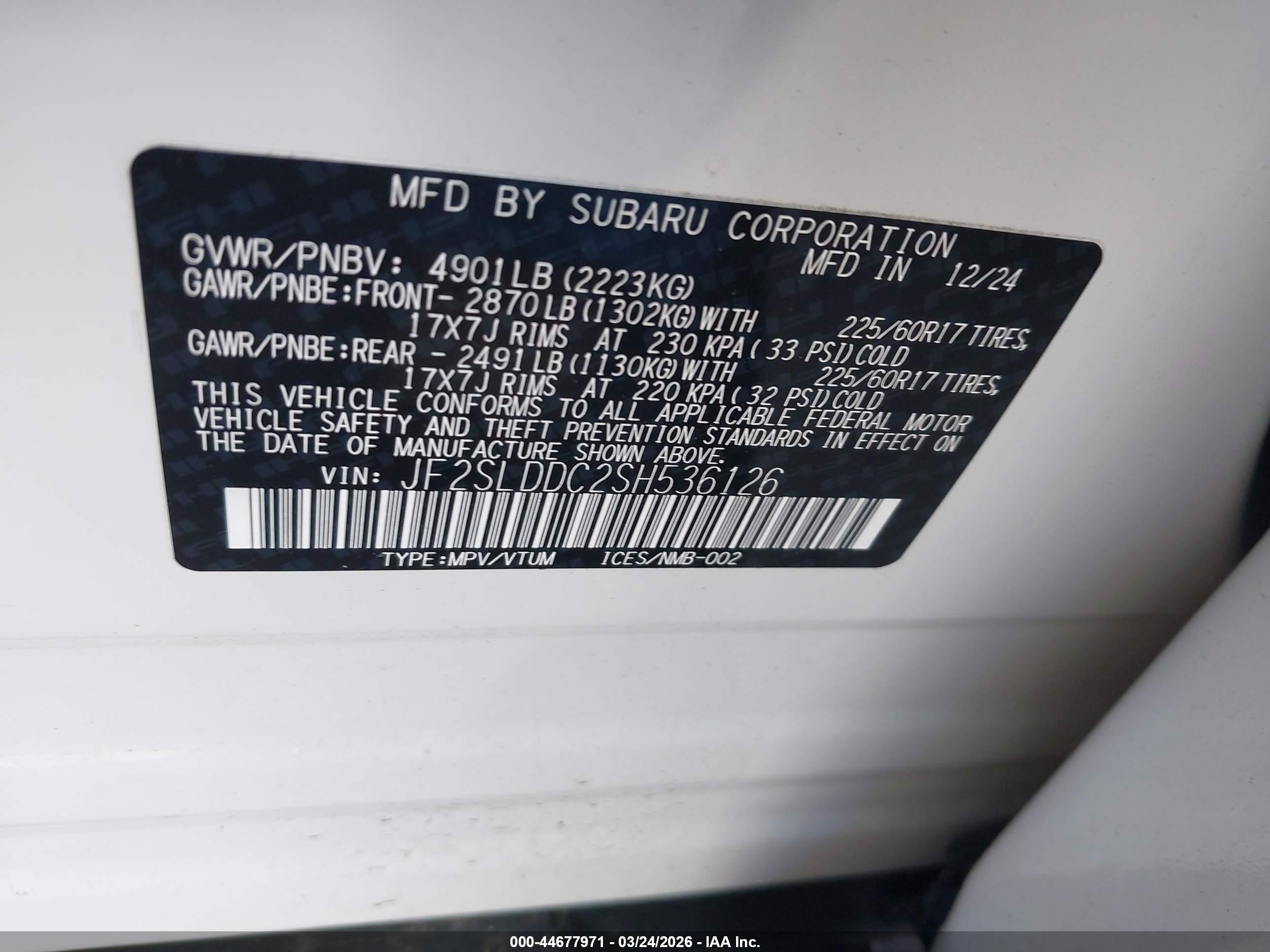 SUBARU FORESTER image 9