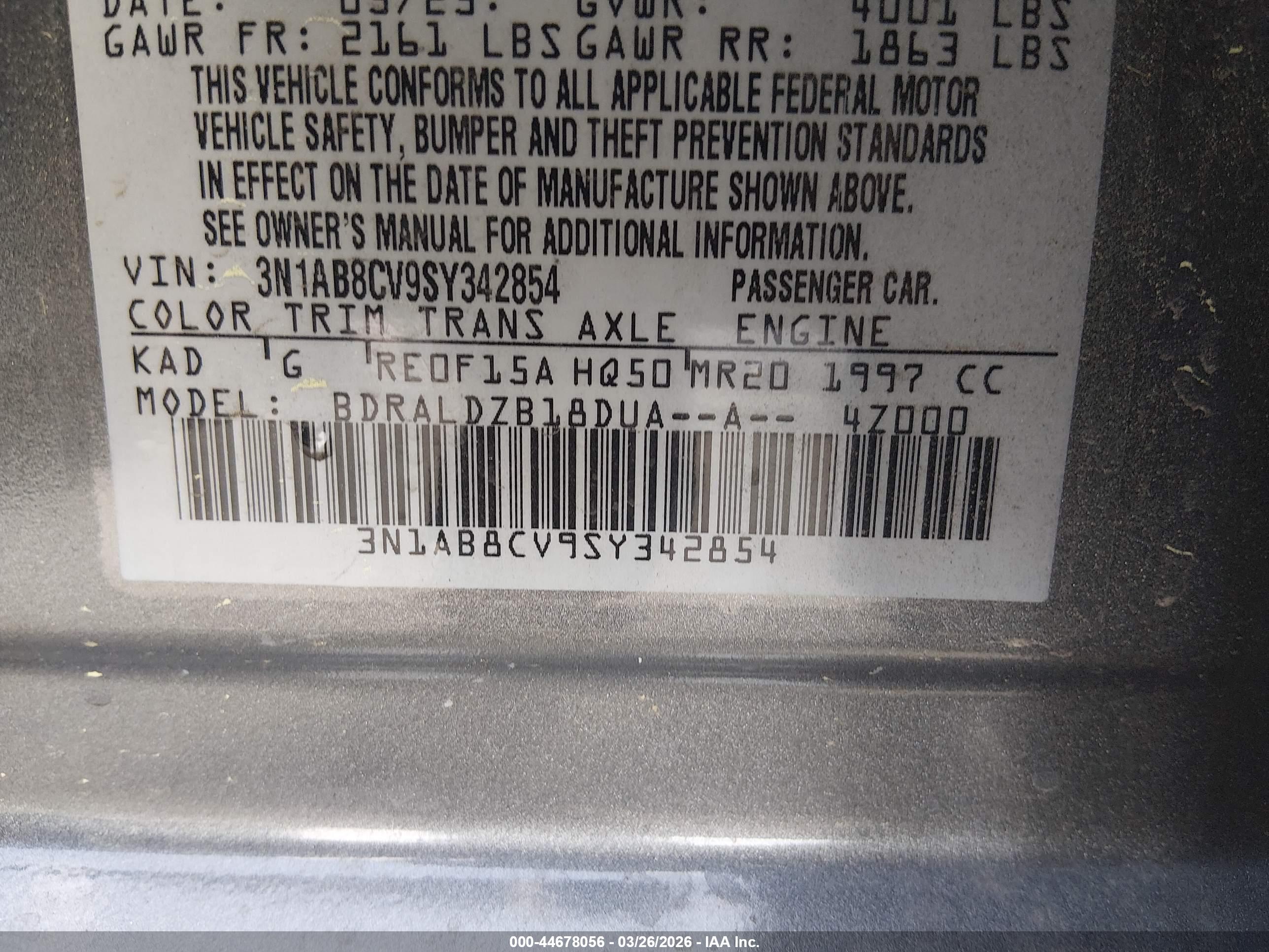 NISSAN SENTRA image 9