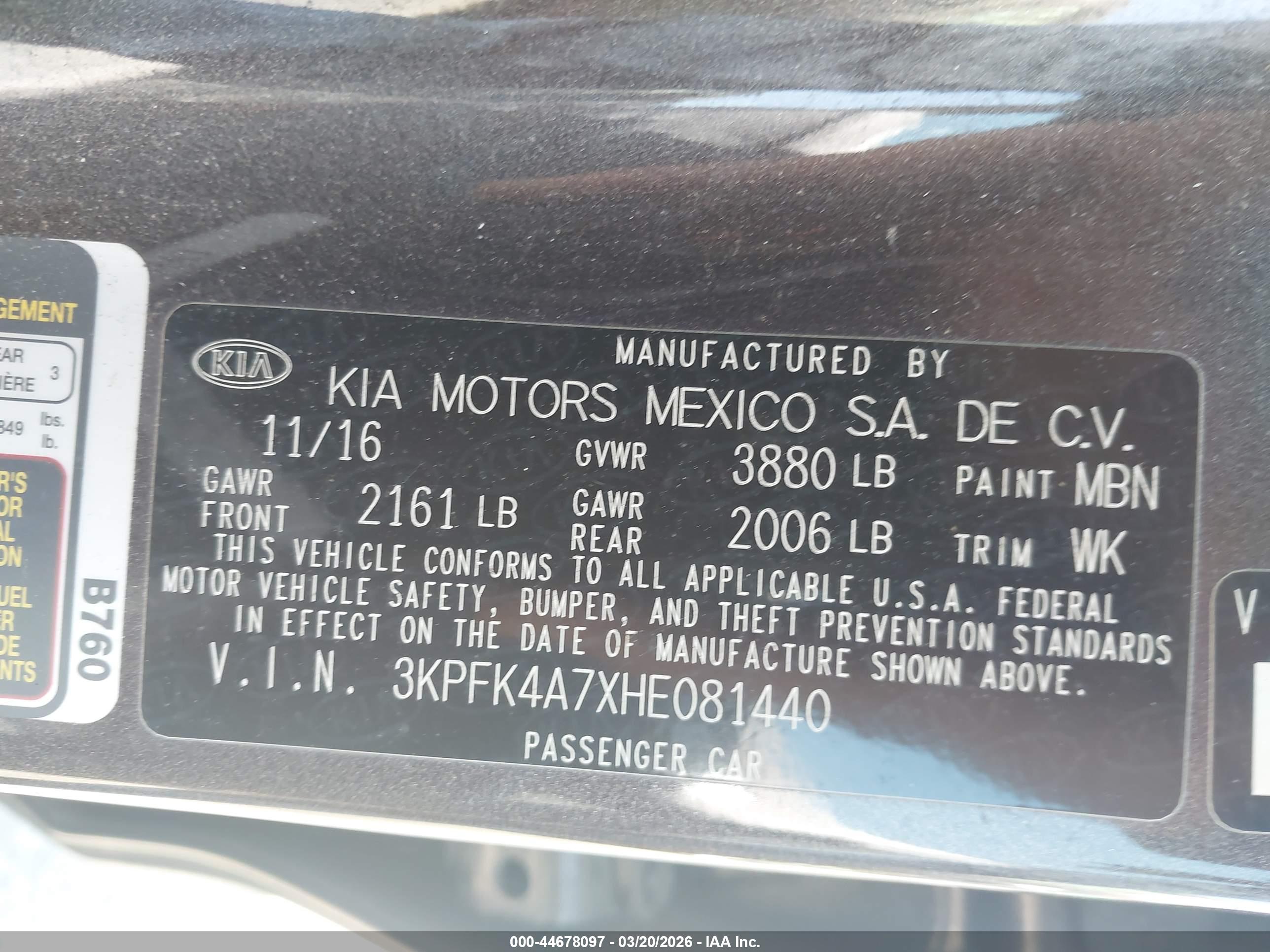 KIA FORTE image 9
