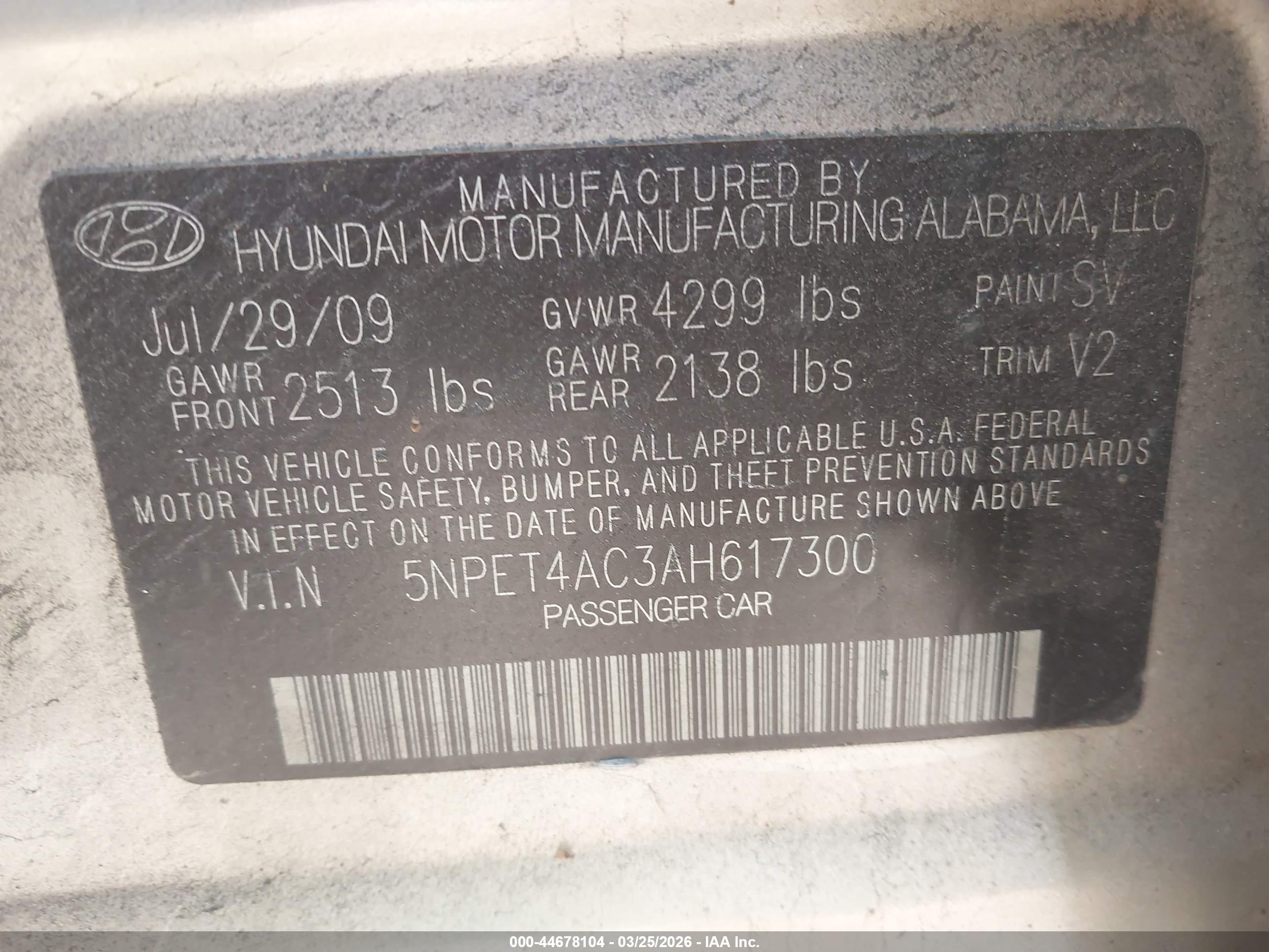 HYUNDAI SONATA image 9