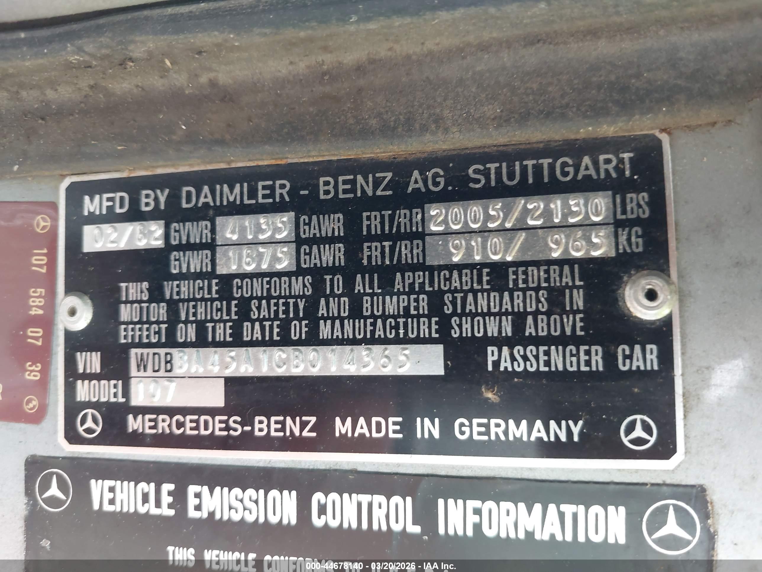 MERCEDES-BENZ 380 image 9