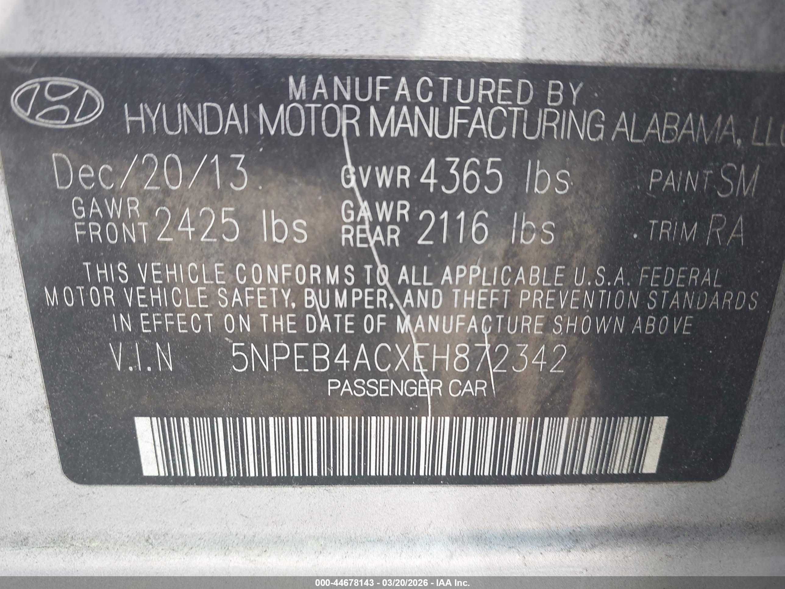 HYUNDAI SONATA image 9