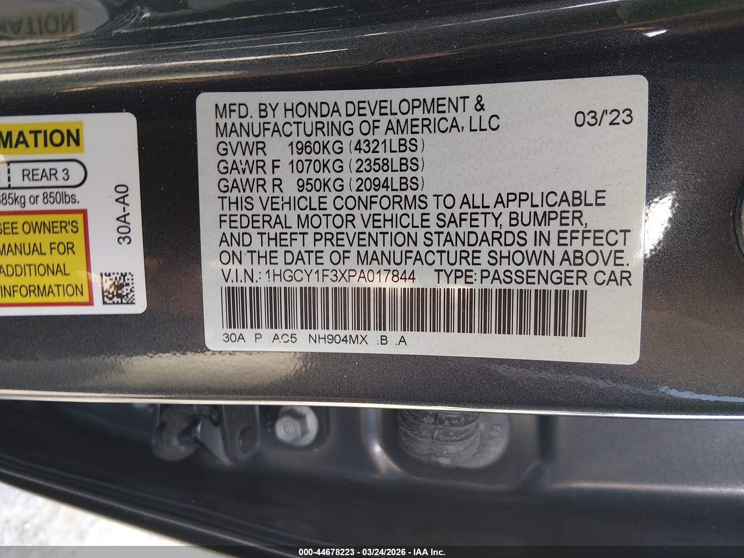 HONDA ACCORD image 9