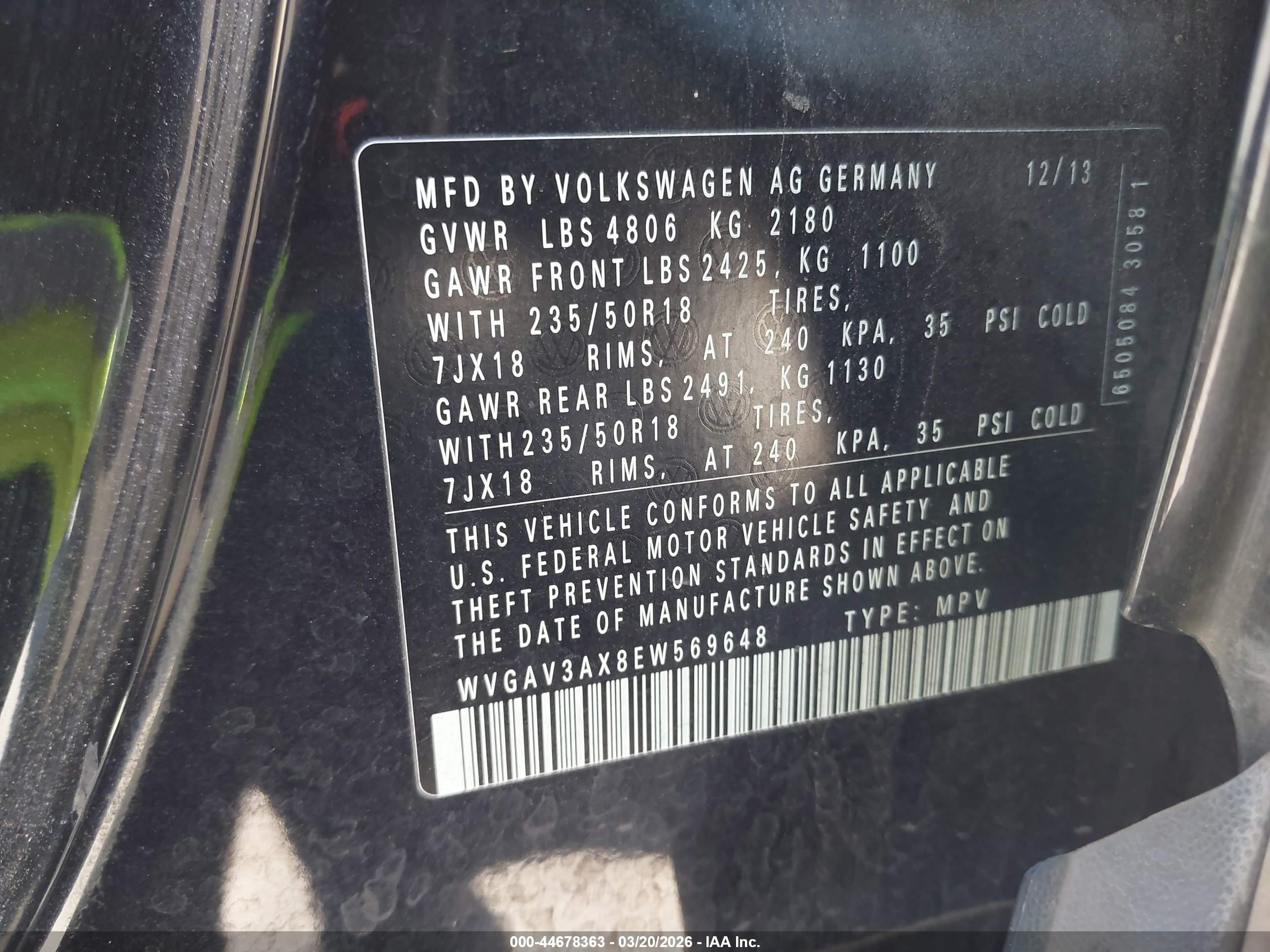 VOLKSWAGEN TIGUAN image 9