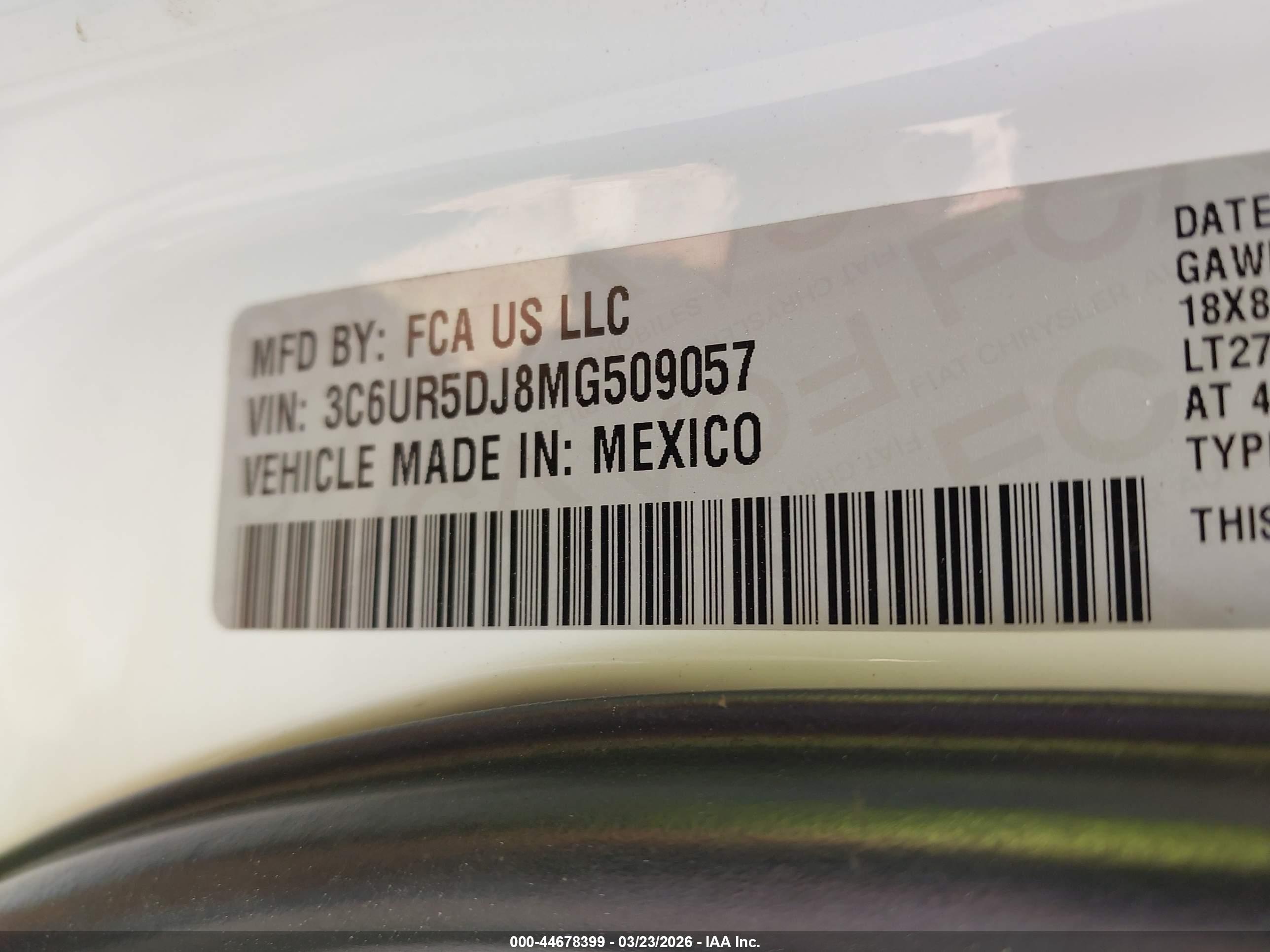 RAM 2500 image 9