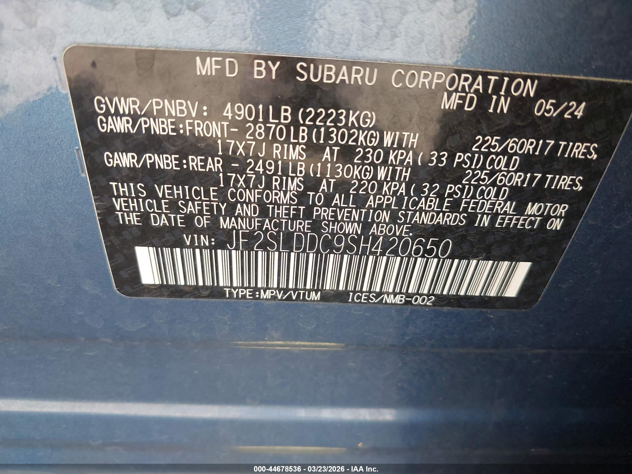 SUBARU FORESTER image 9