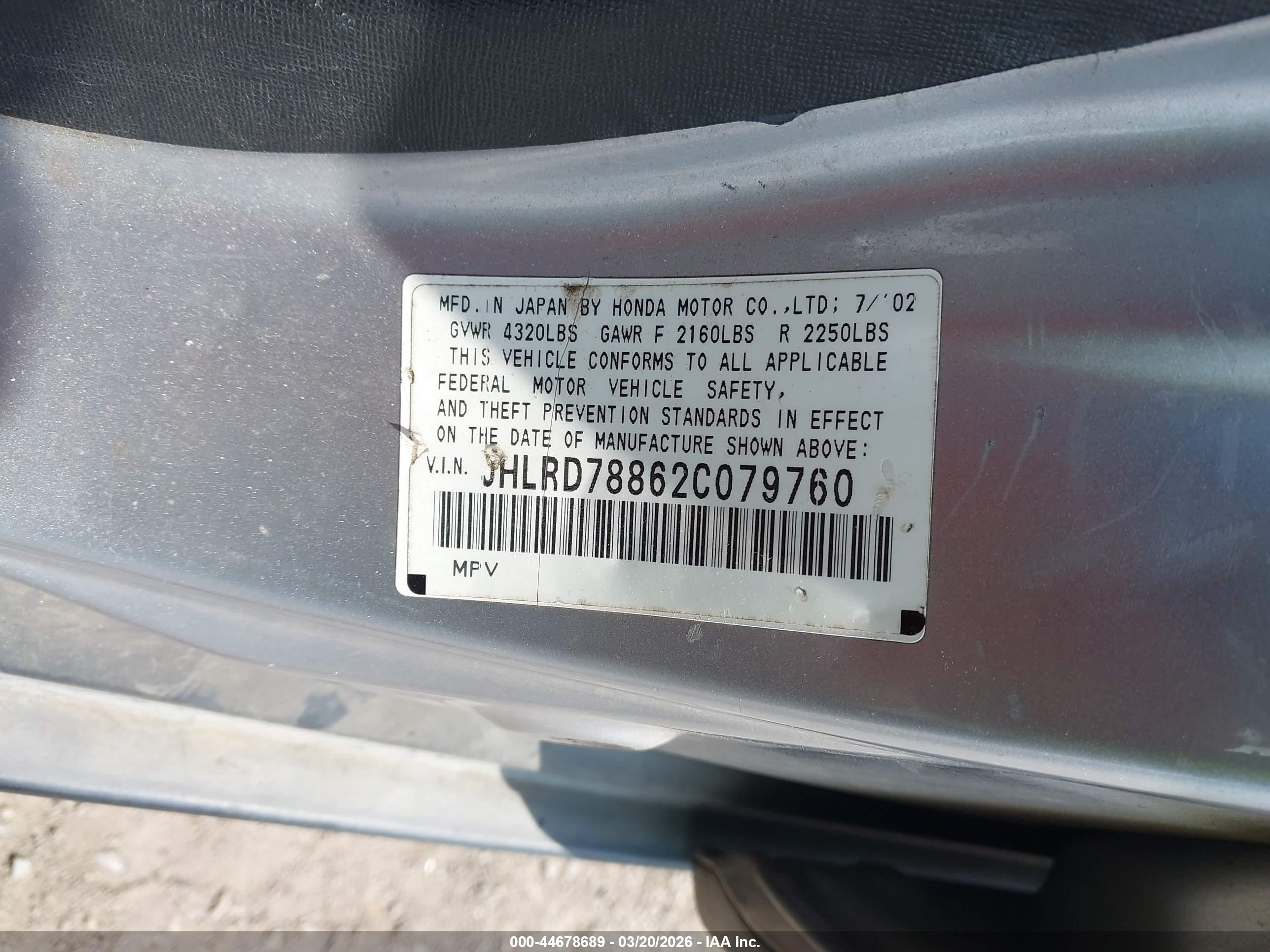 HONDA CR-V image 9