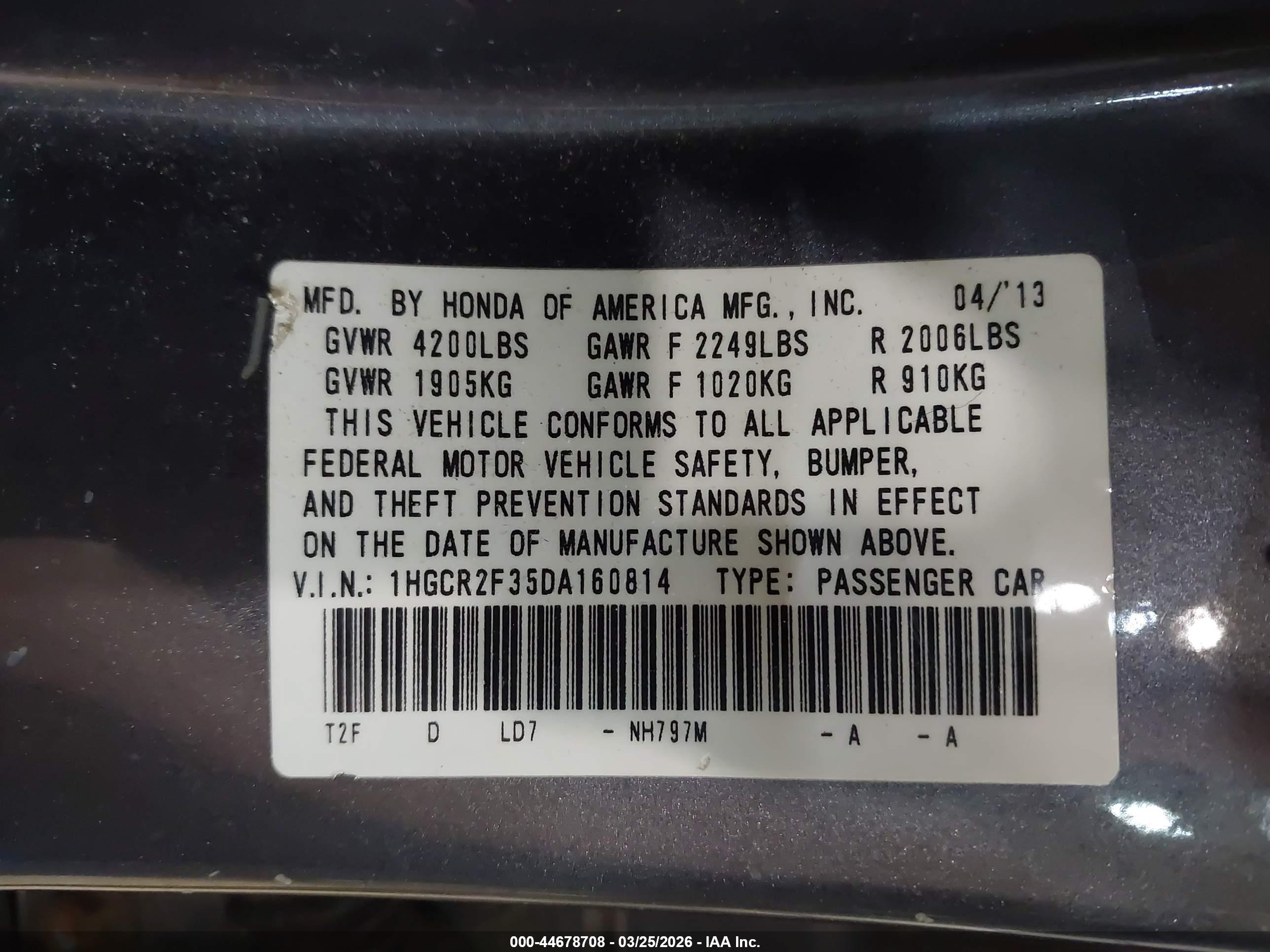 HONDA ACCORD image 9