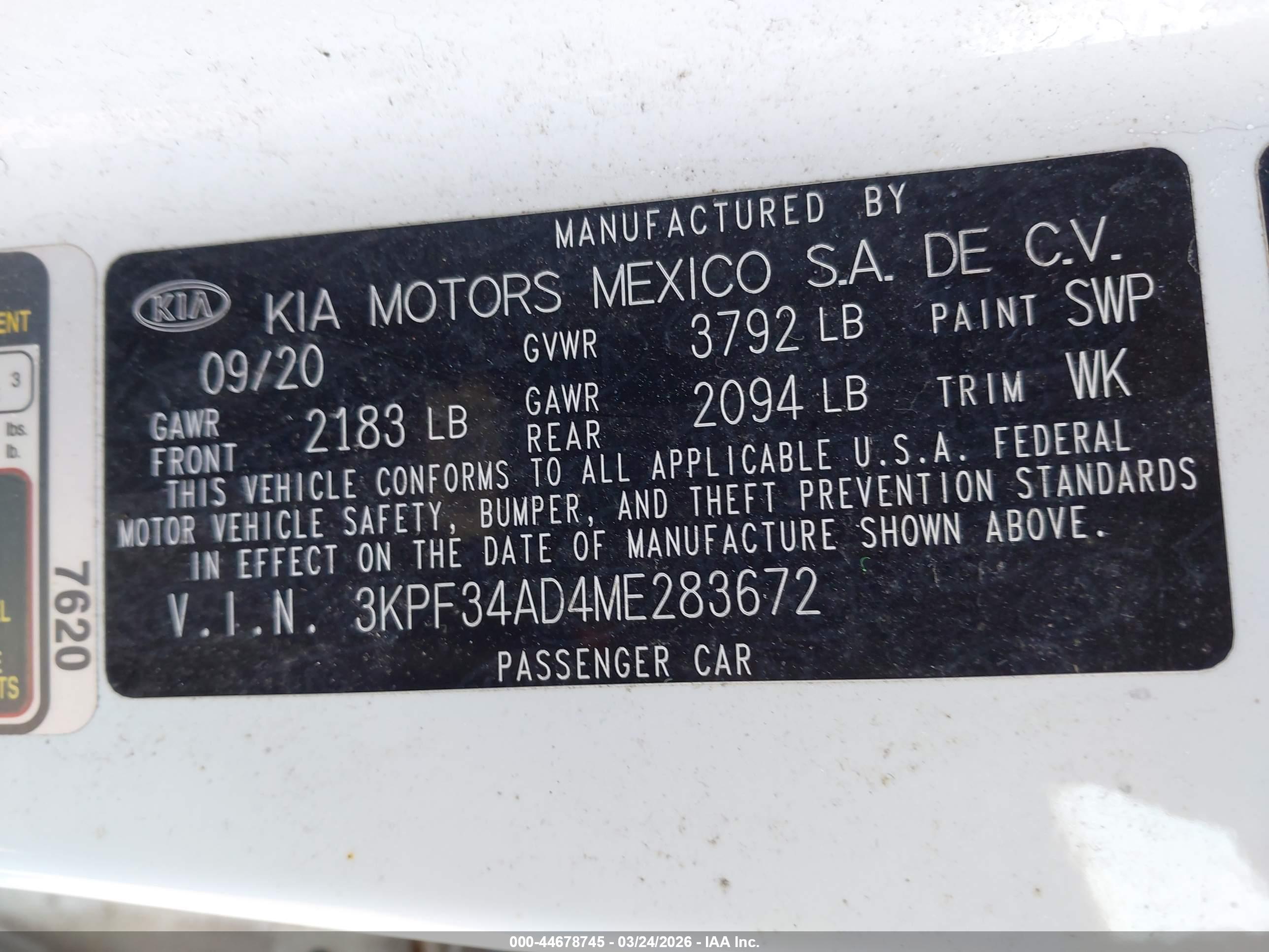 KIA FORTE image 9