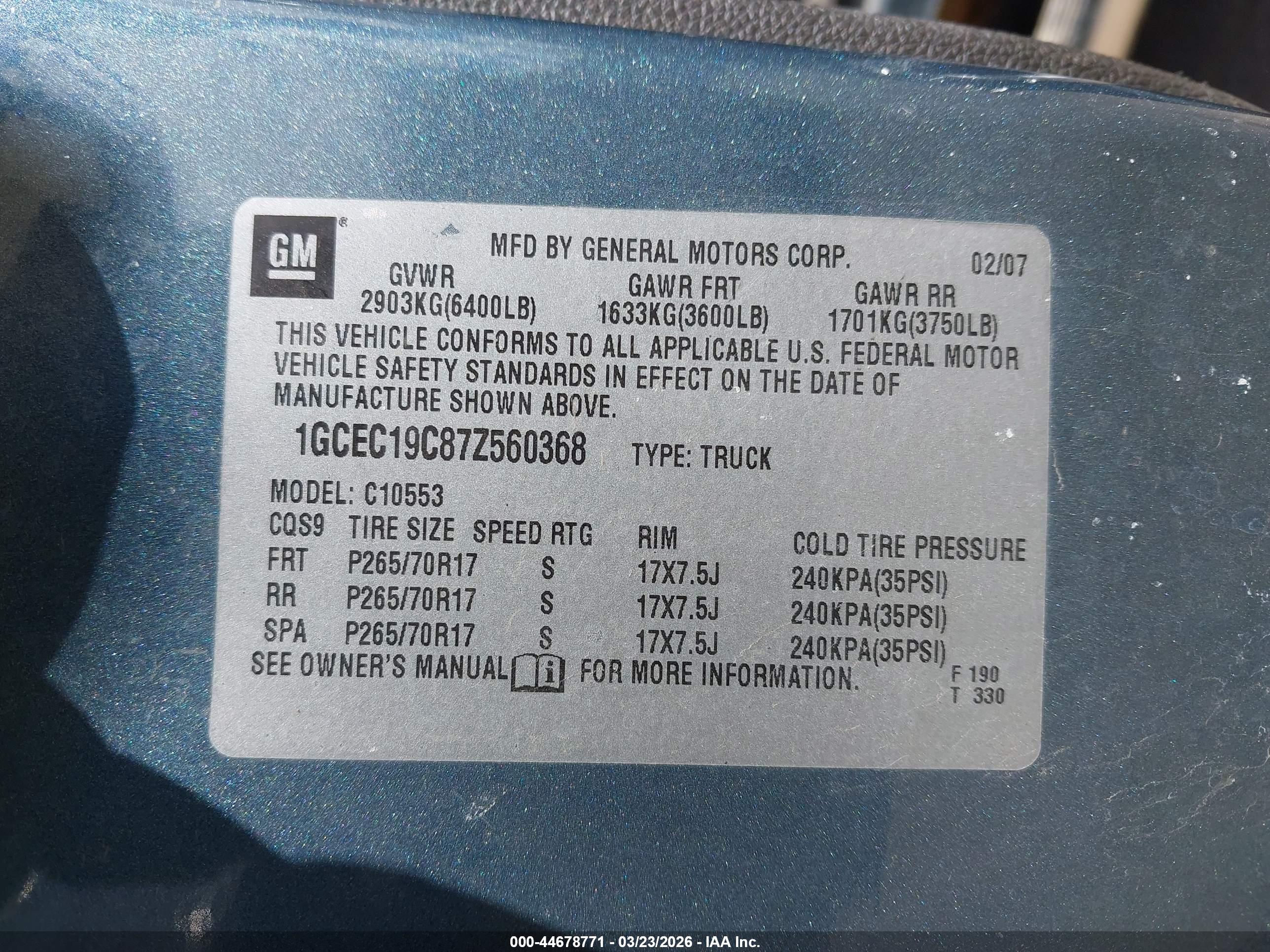 CHEVROLET SILVERADO image 9