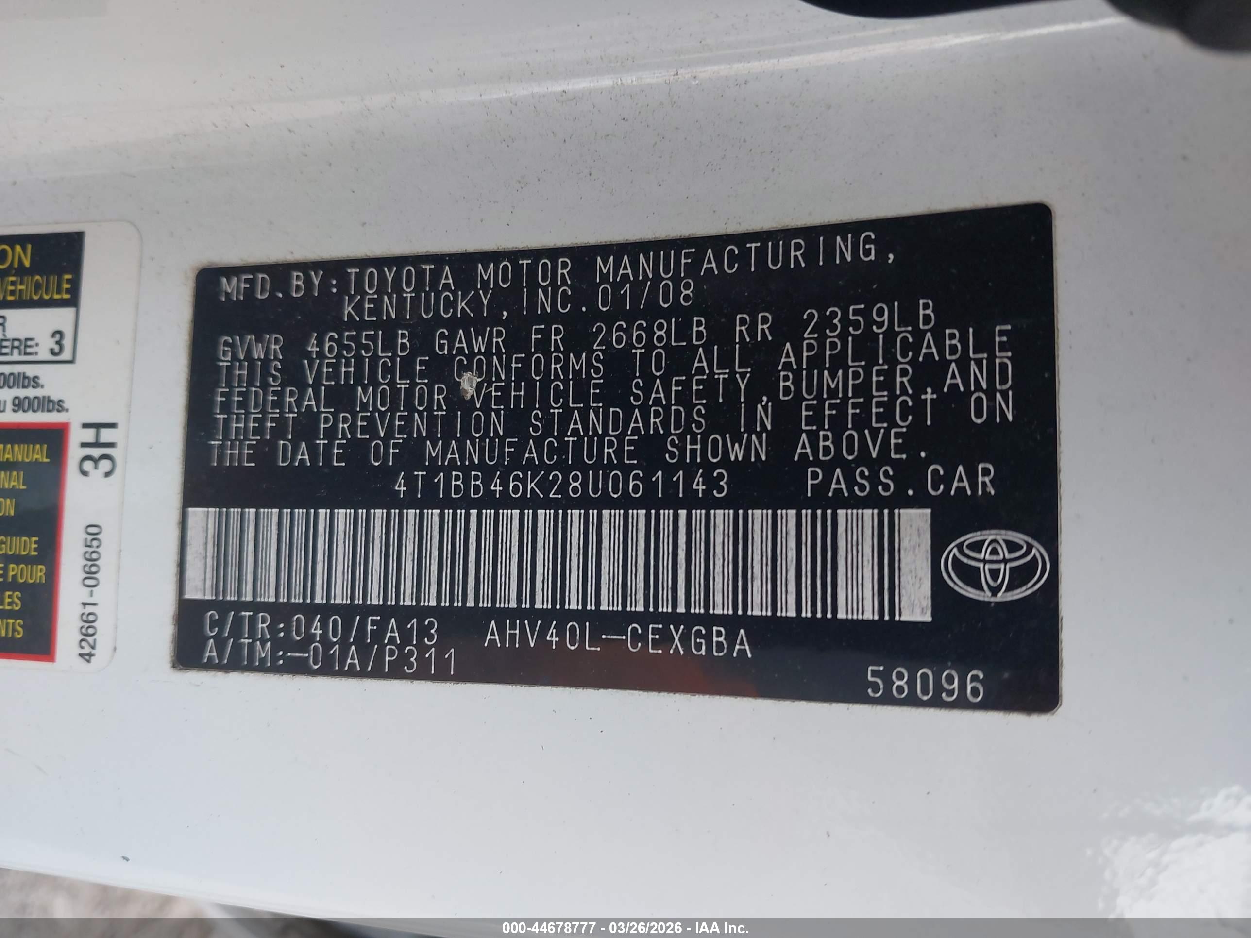 TOYOTA CAMRY image 9