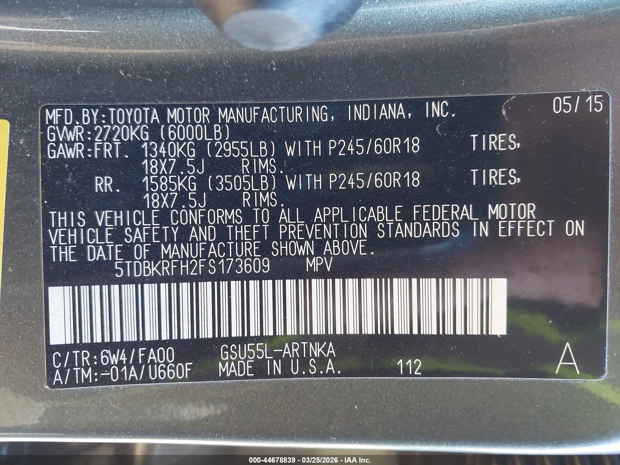 TOYOTA HIGHLANDER image 9