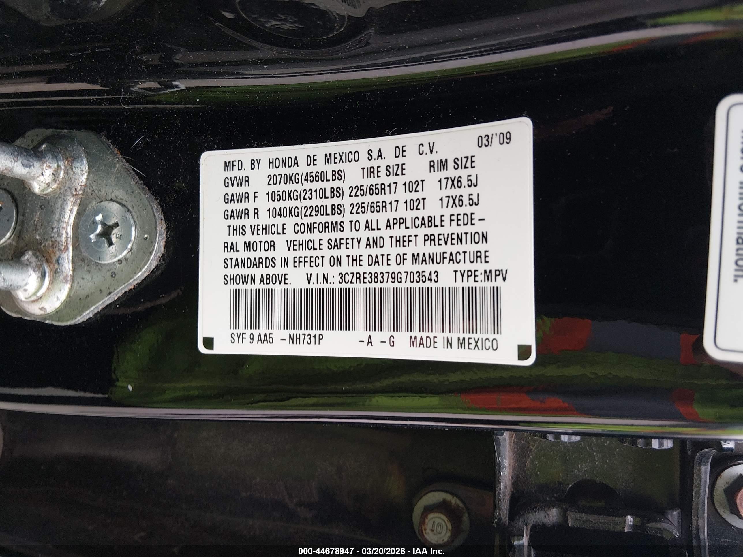 HONDA CR-V image 9