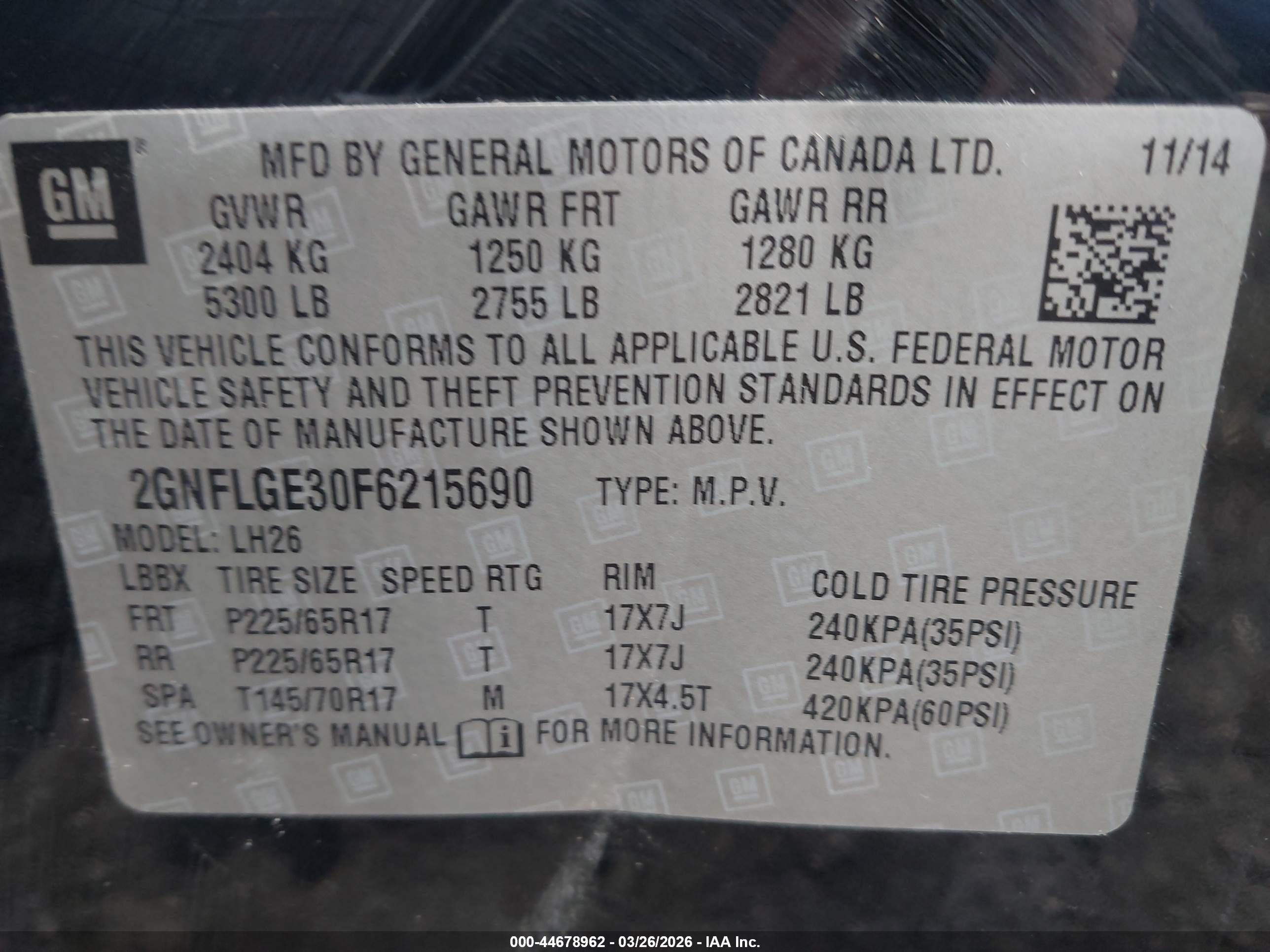 CHEVROLET EQUINOX image 9