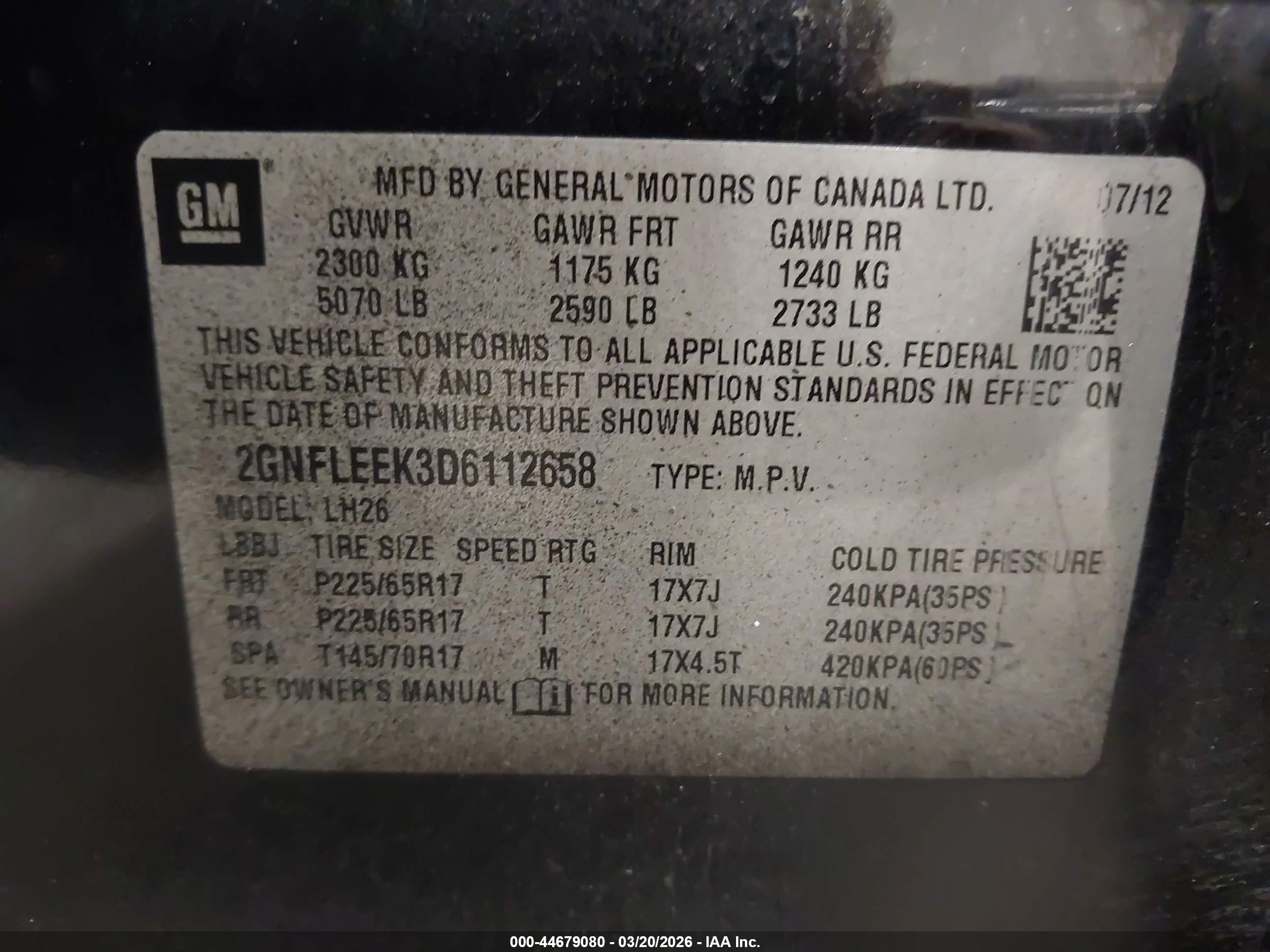 CHEVROLET EQUINOX image 9