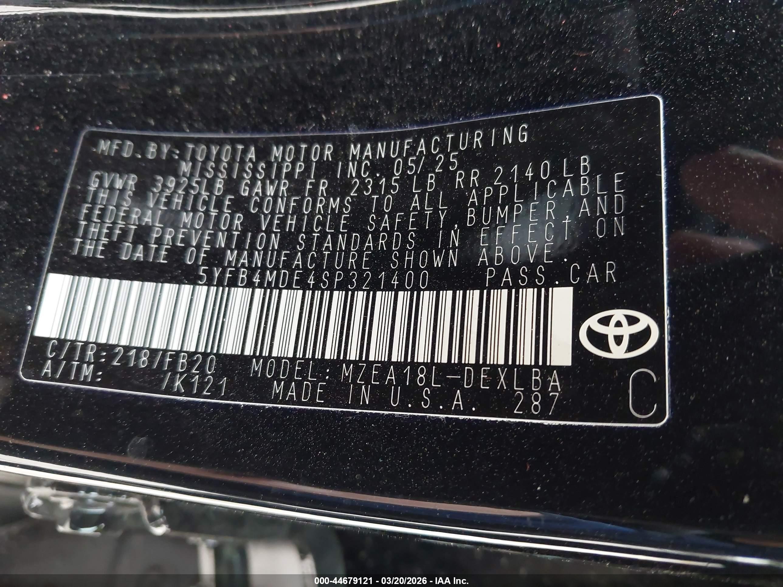 TOYOTA COROLLA image 9
