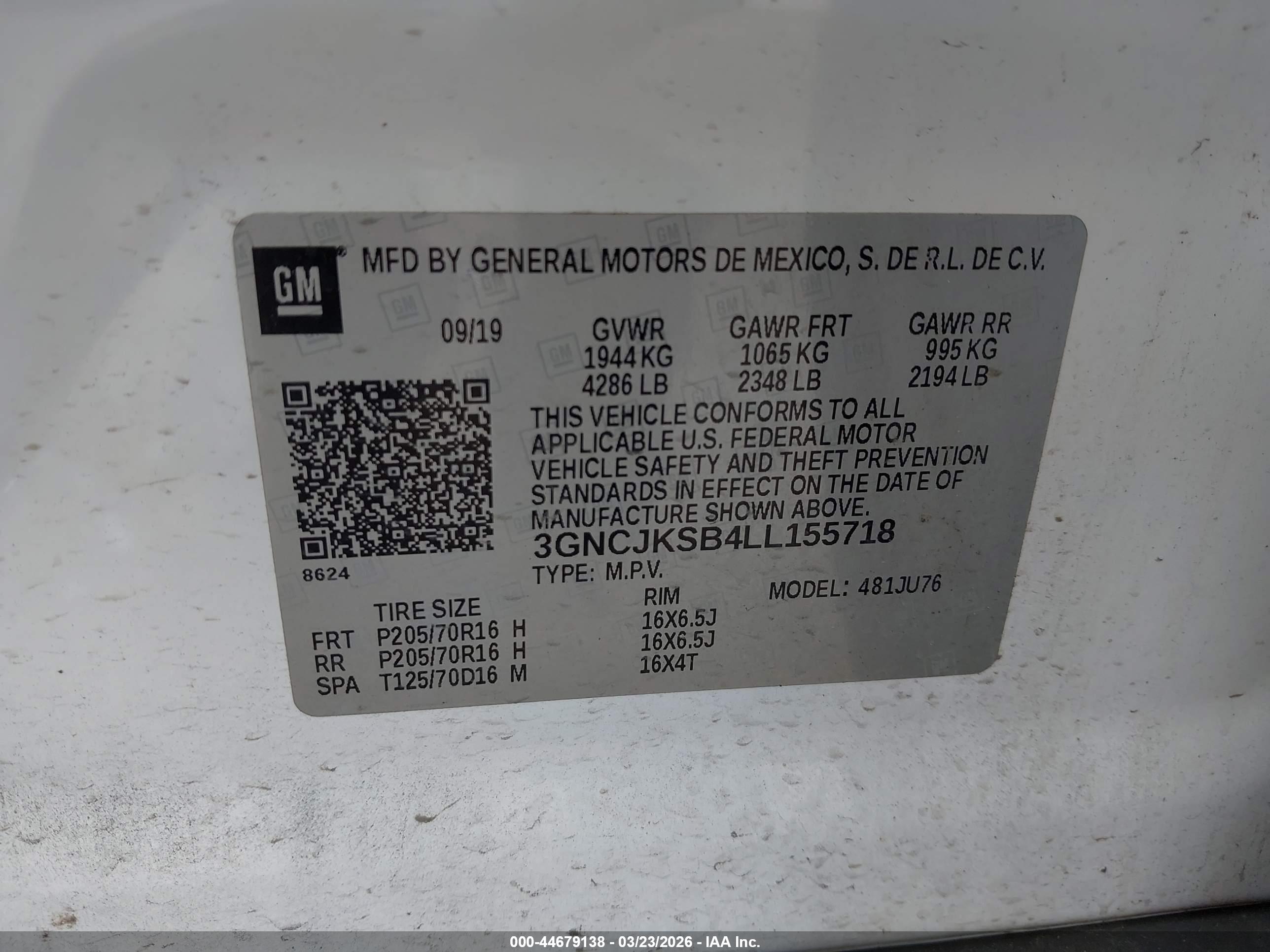 CHEVROLET TRAX image 9