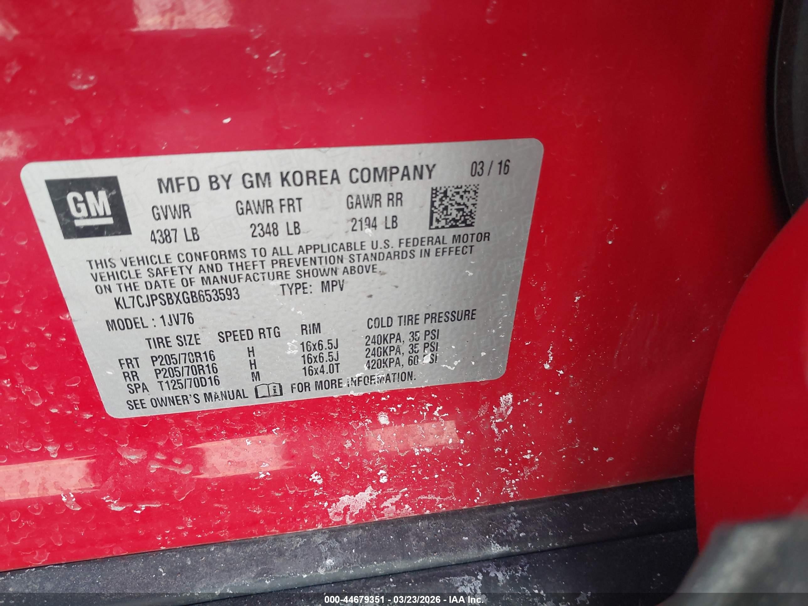 CHEVROLET TRAX image 9