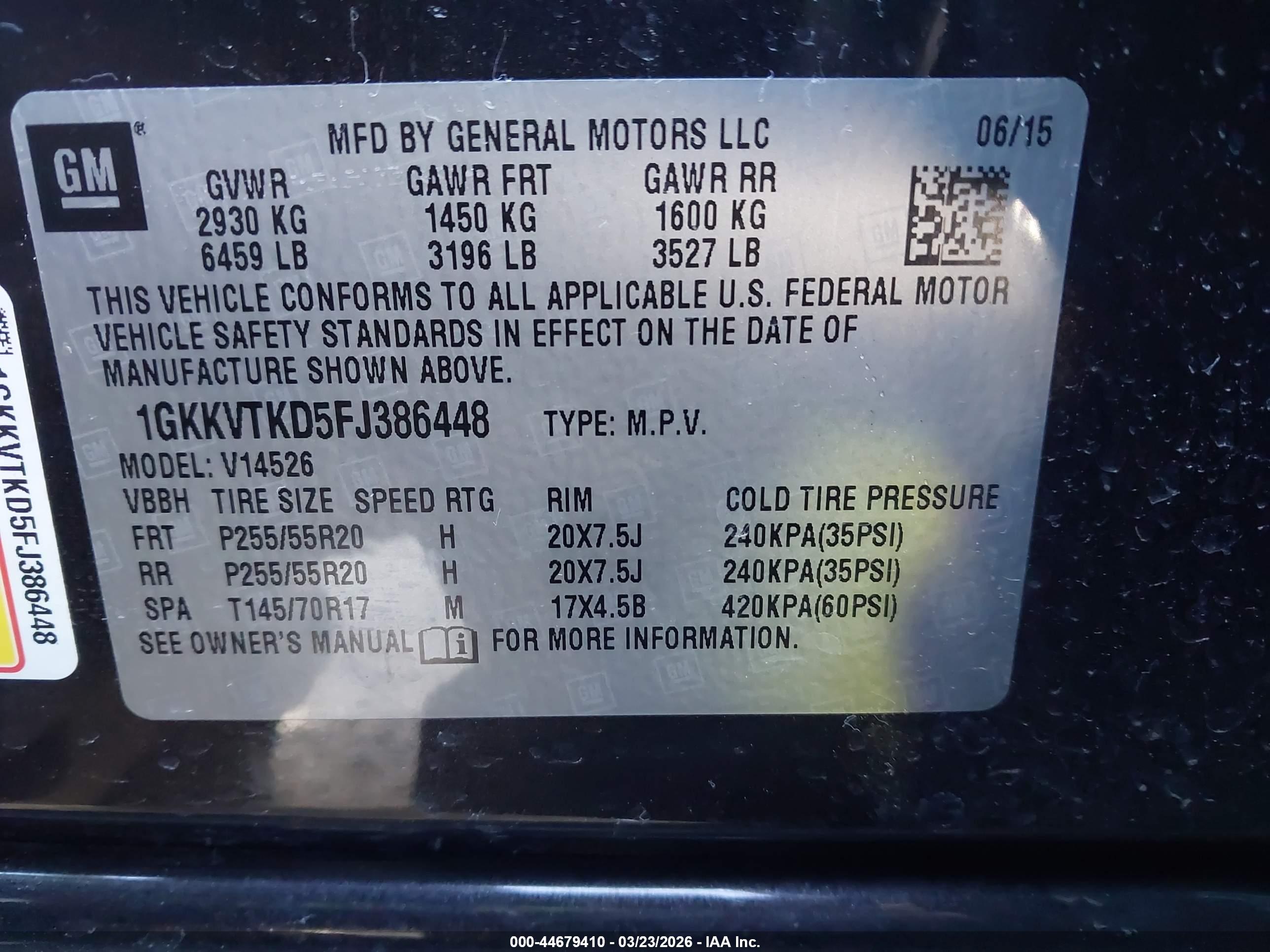 GMC ACADIA image 9