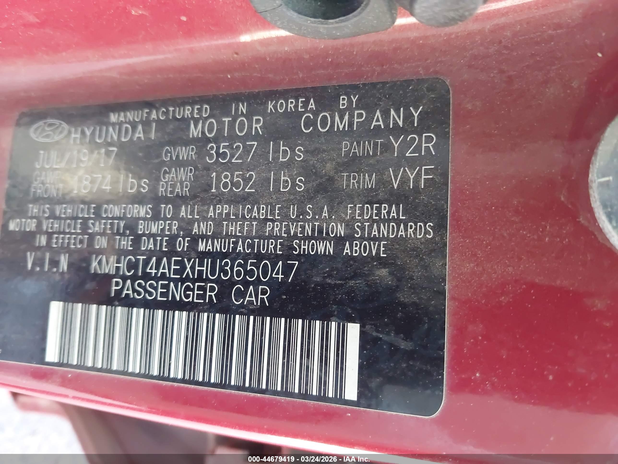 HYUNDAI ACCENT image 9