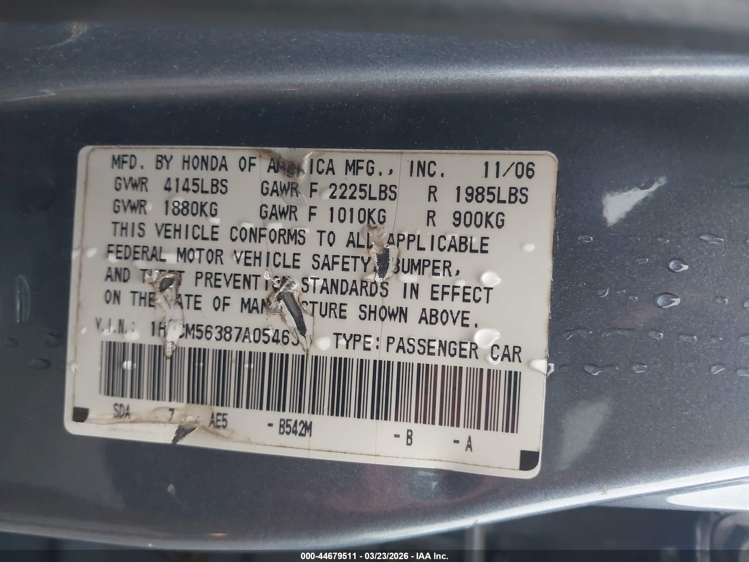 HONDA ACCORD image 9