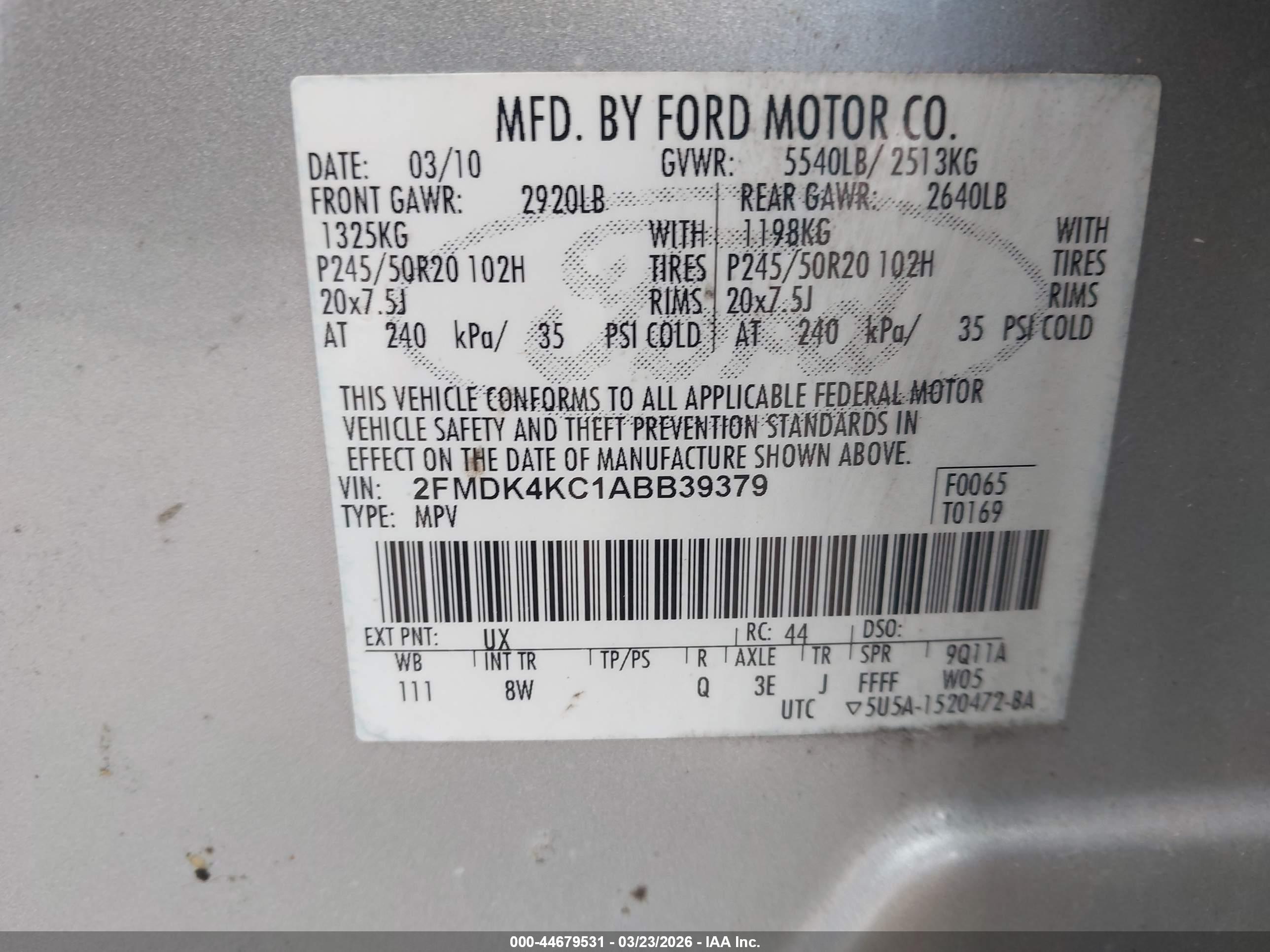 FORD EDGE image 9