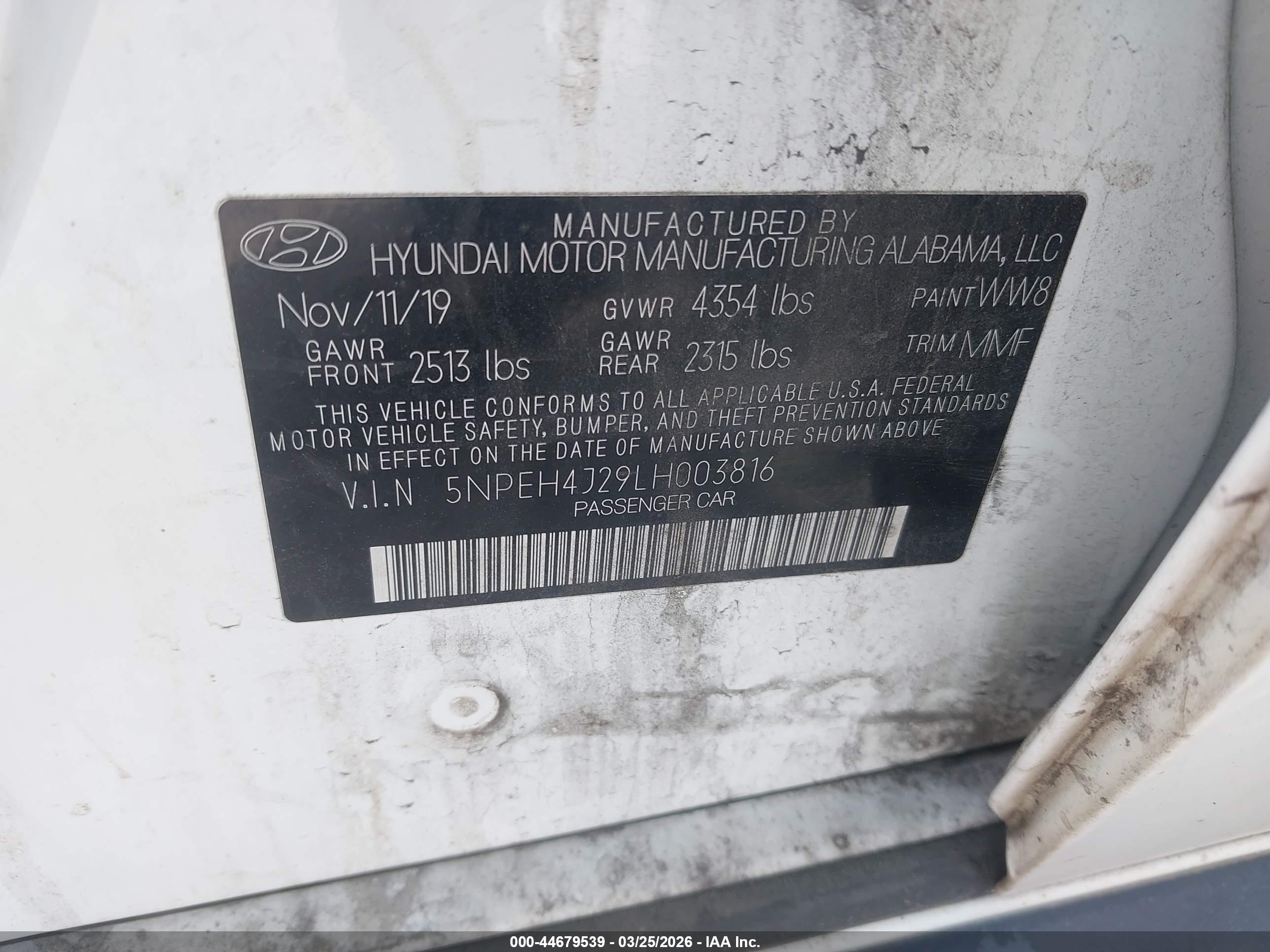 HYUNDAI SONATA image 9