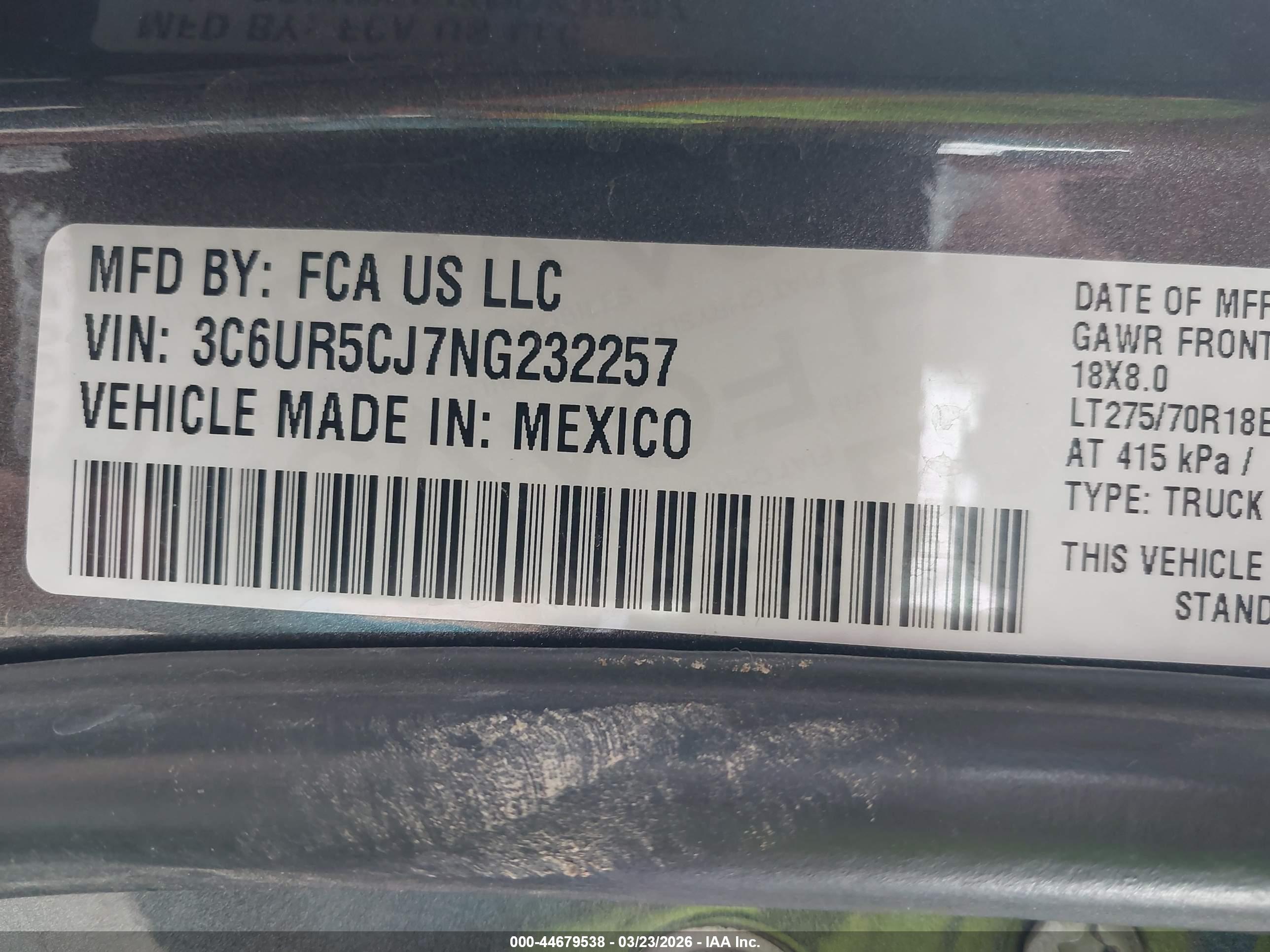 RAM 2500 image 9