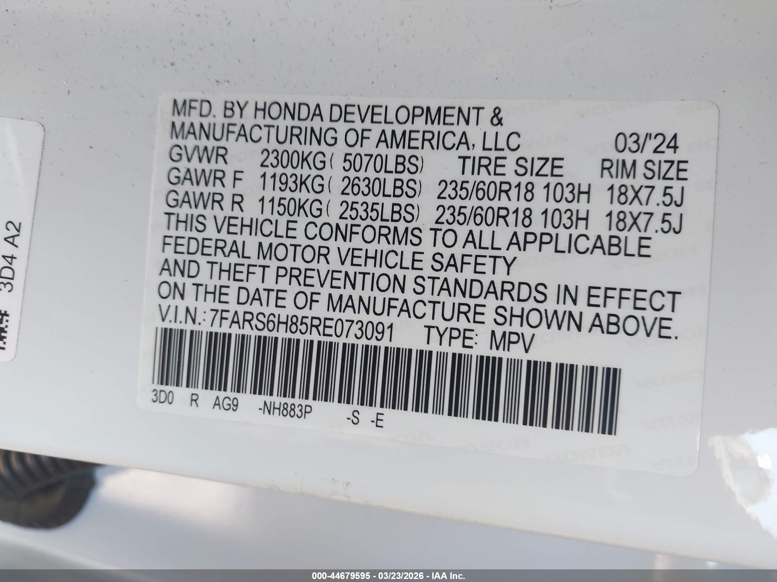 HONDA CR-V image 9