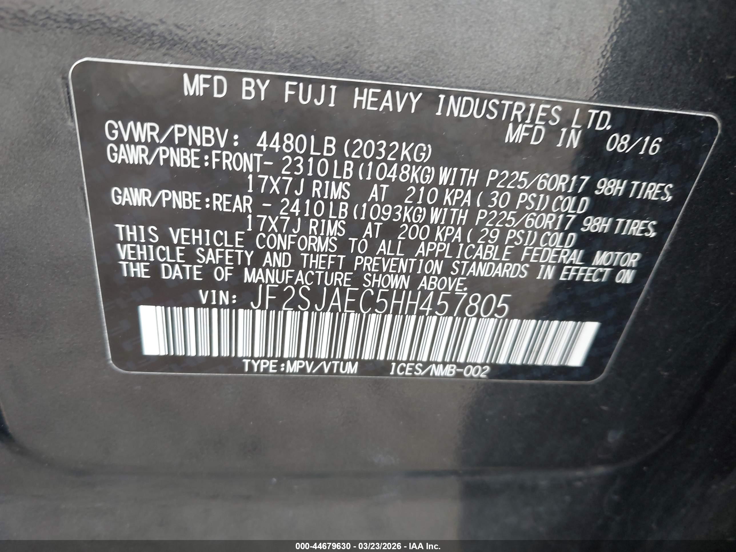 SUBARU FORESTER image 9