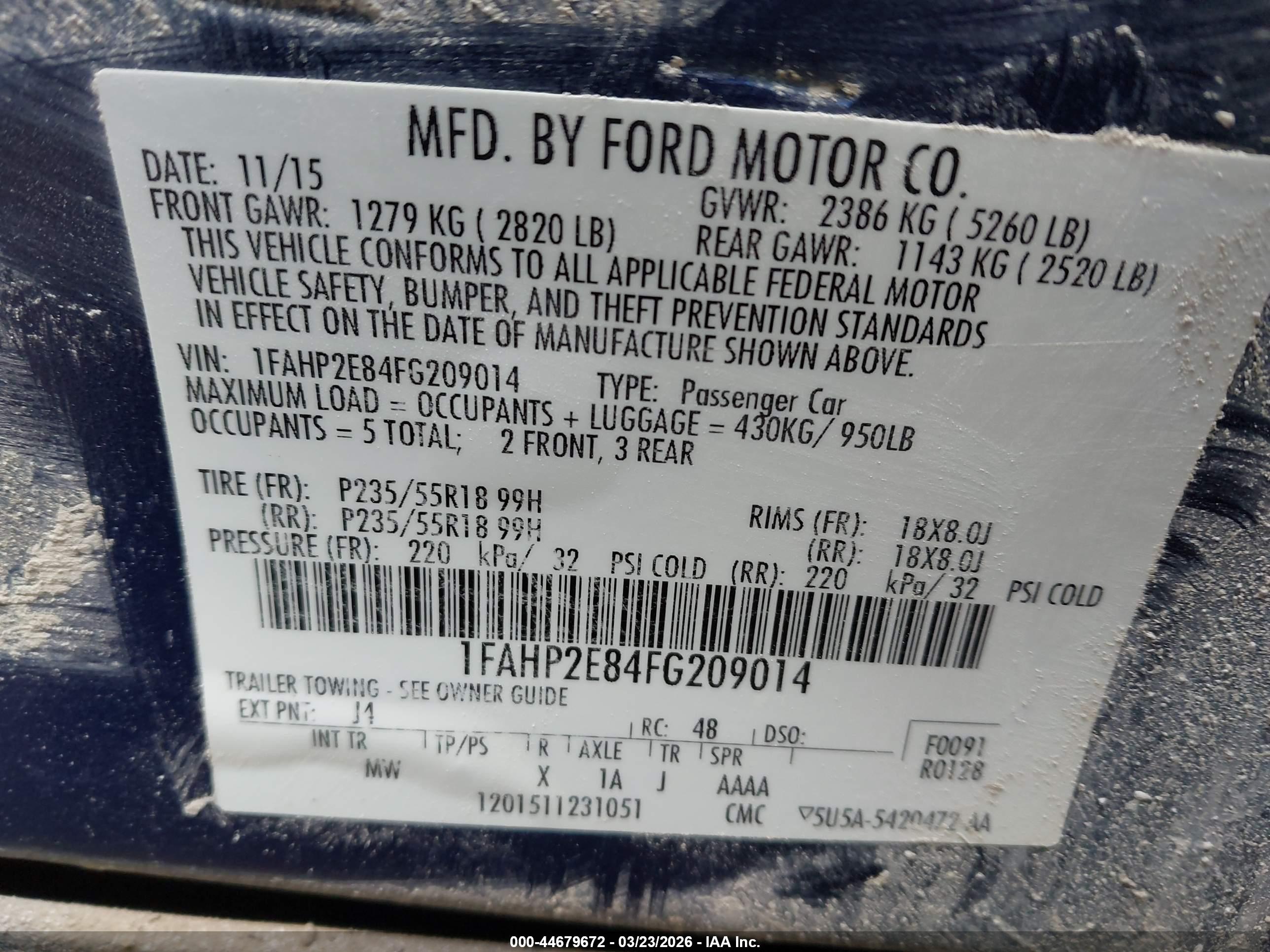 FORD TAURUS image 9