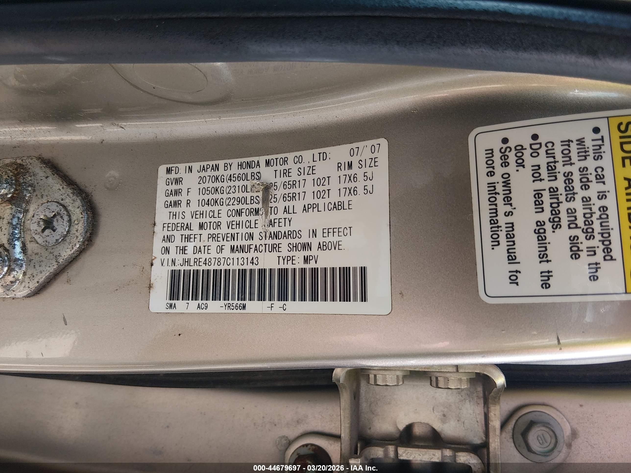 HONDA CR-V image 9