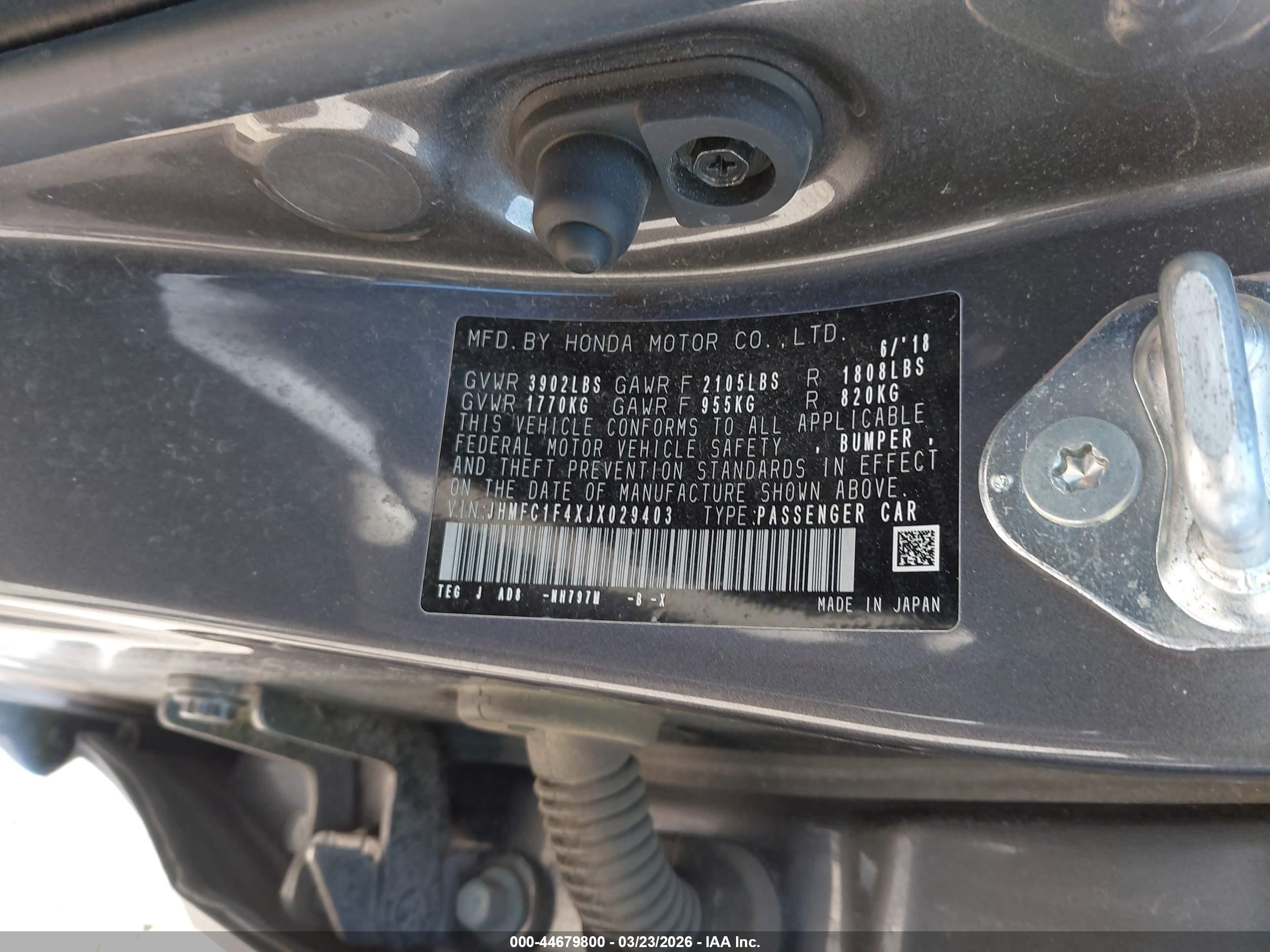 HONDA CIVIC image 9