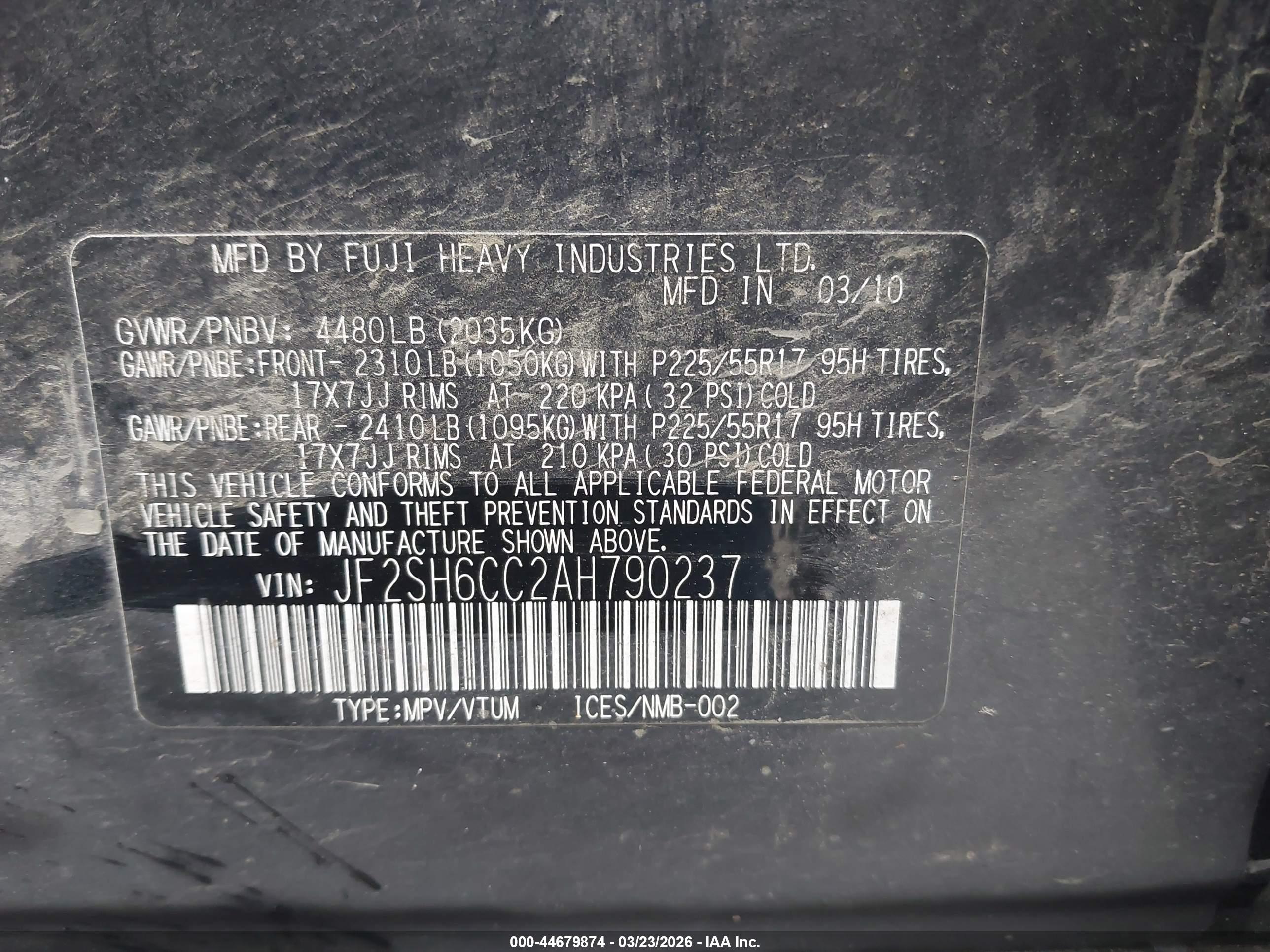 SUBARU FORESTER image 9