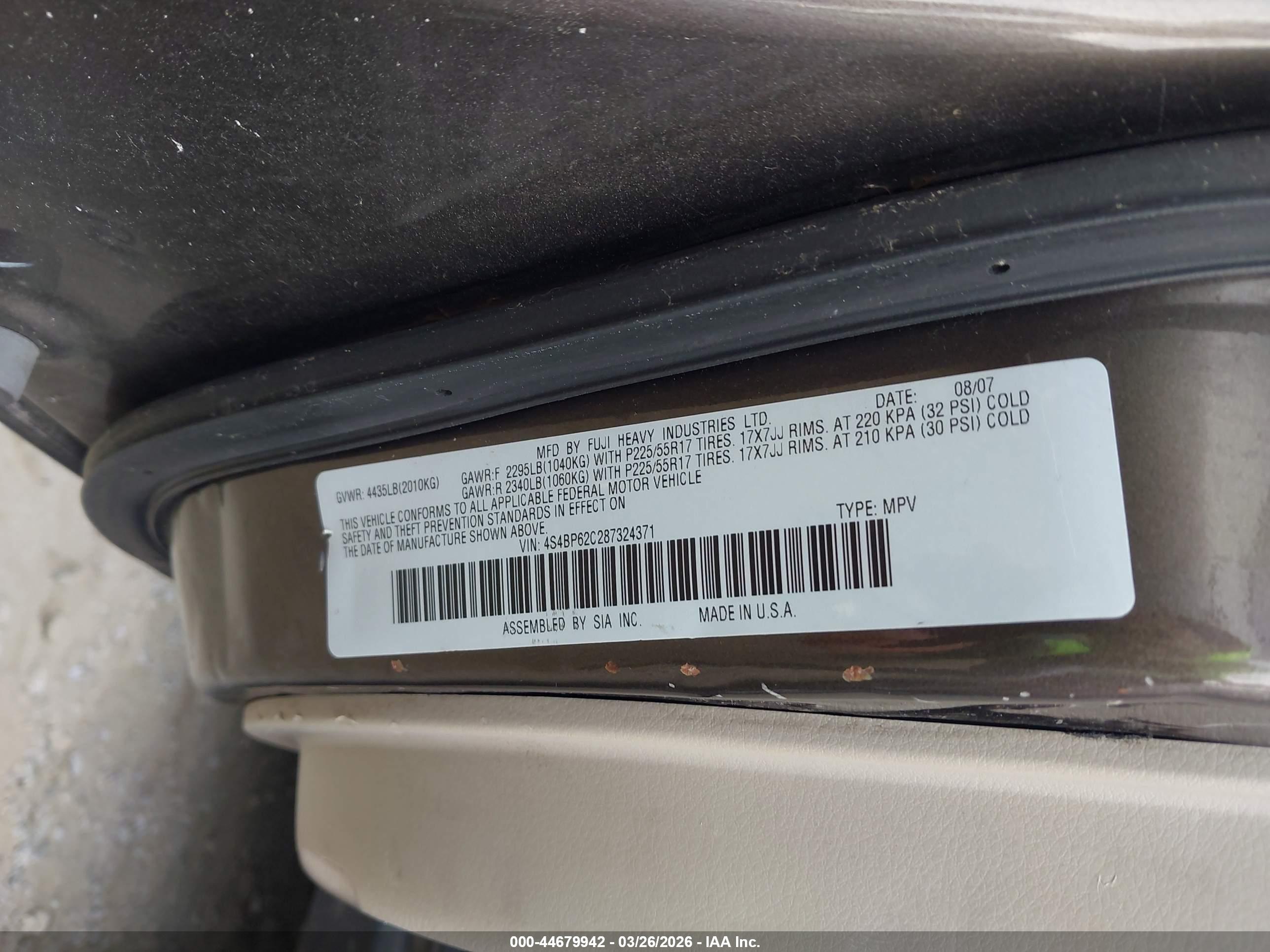 SUBARU OUTBACK image 9