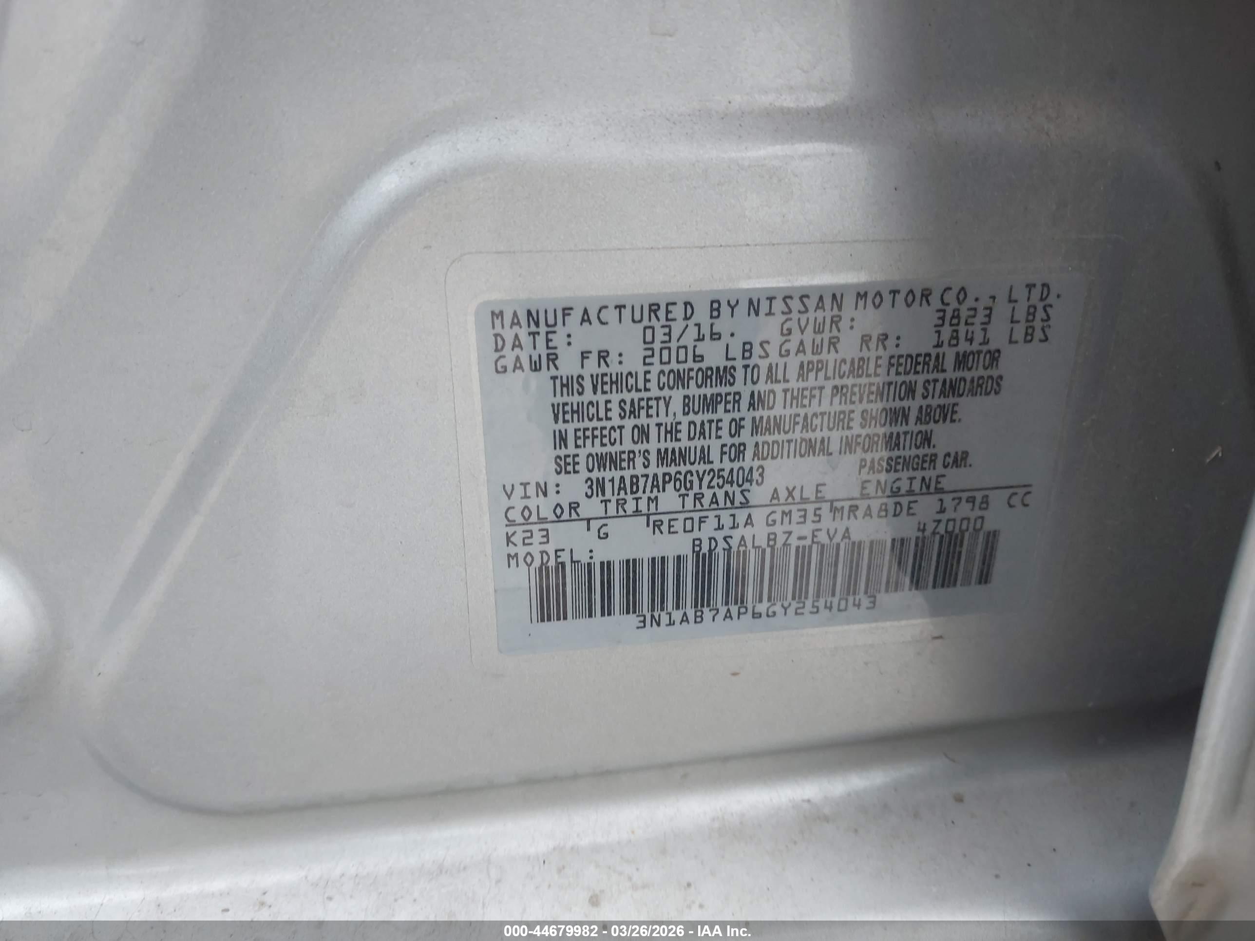 NISSAN SENTRA image 9