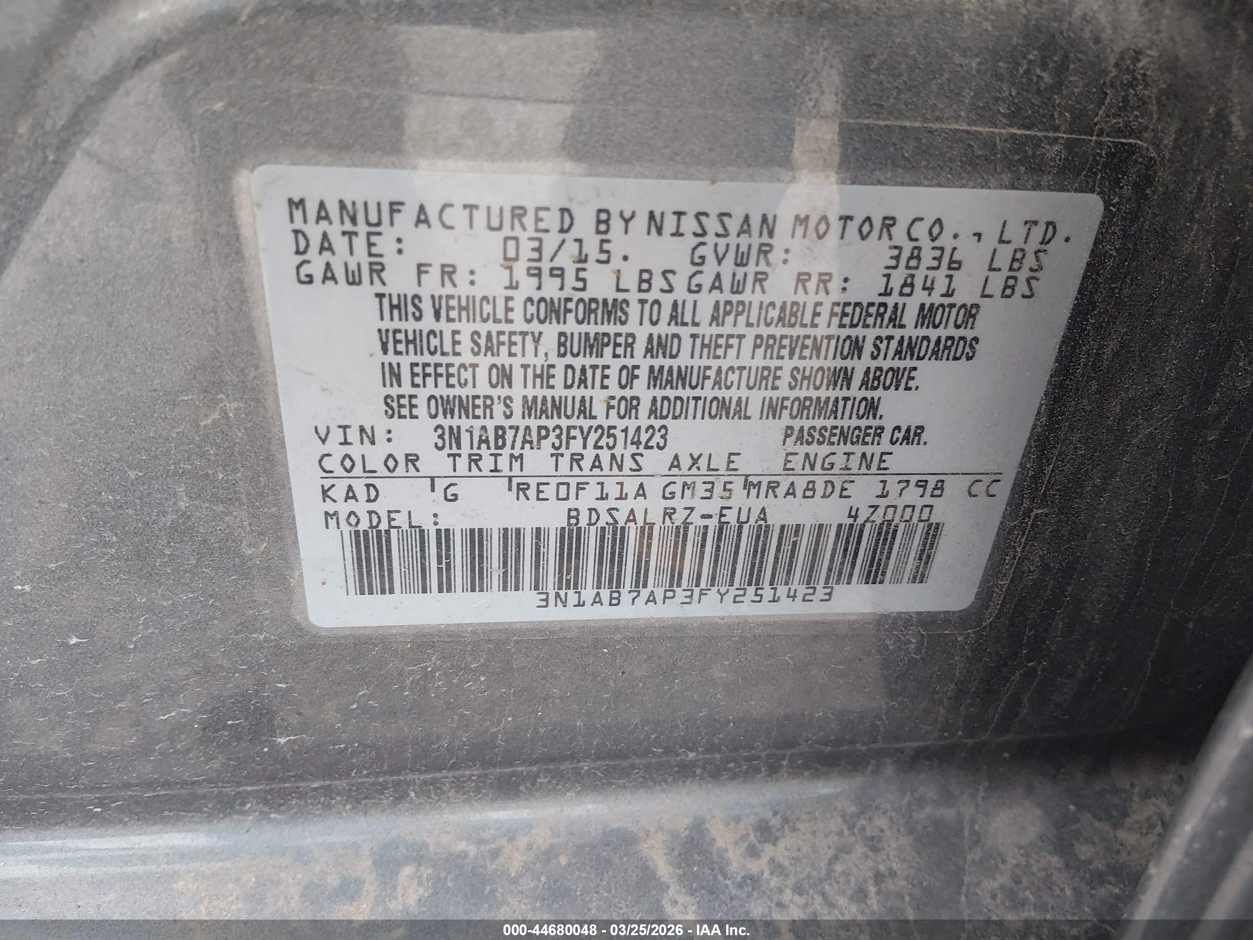 NISSAN SENTRA image 9