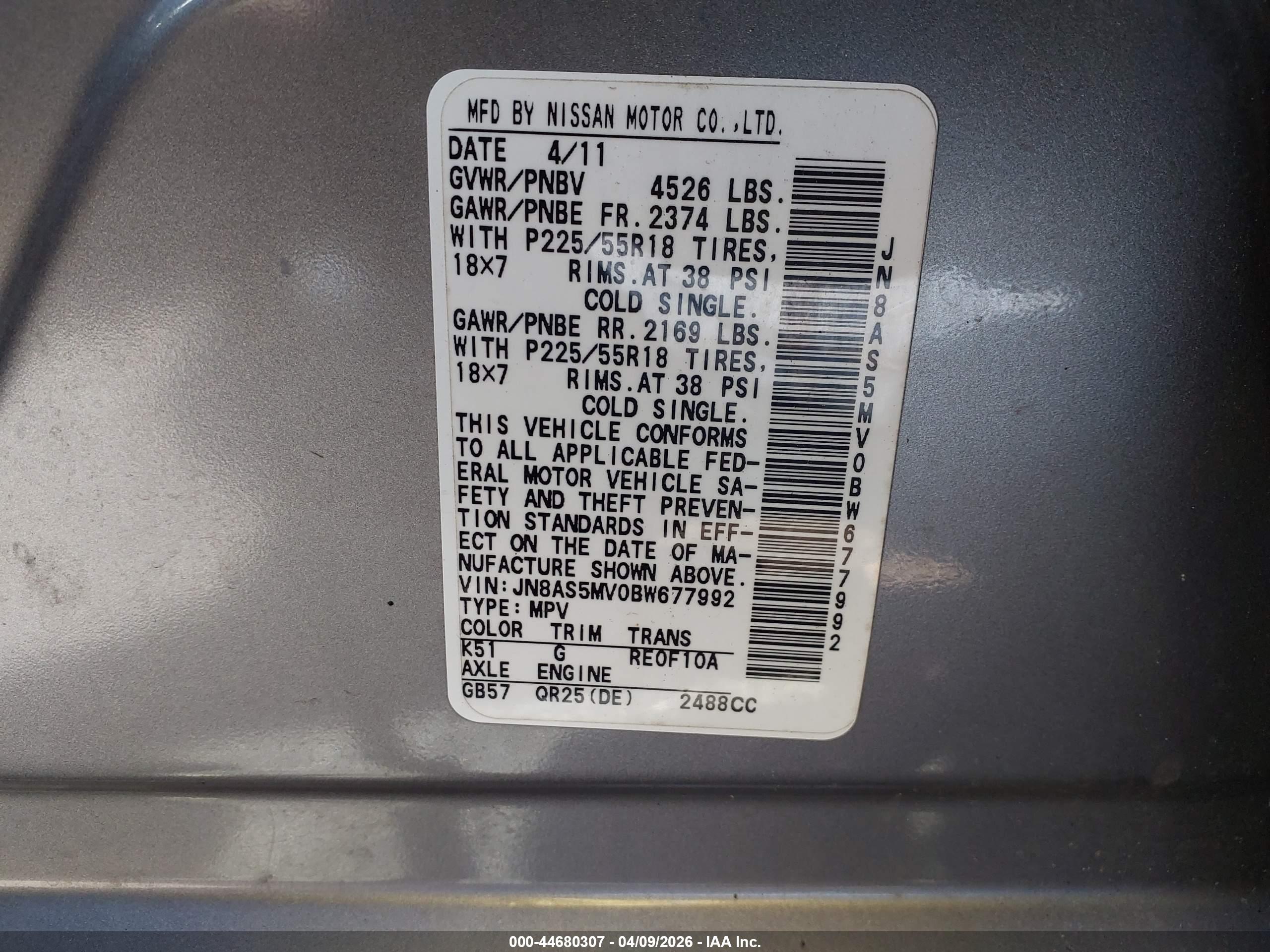 NISSAN ROGUE image 9