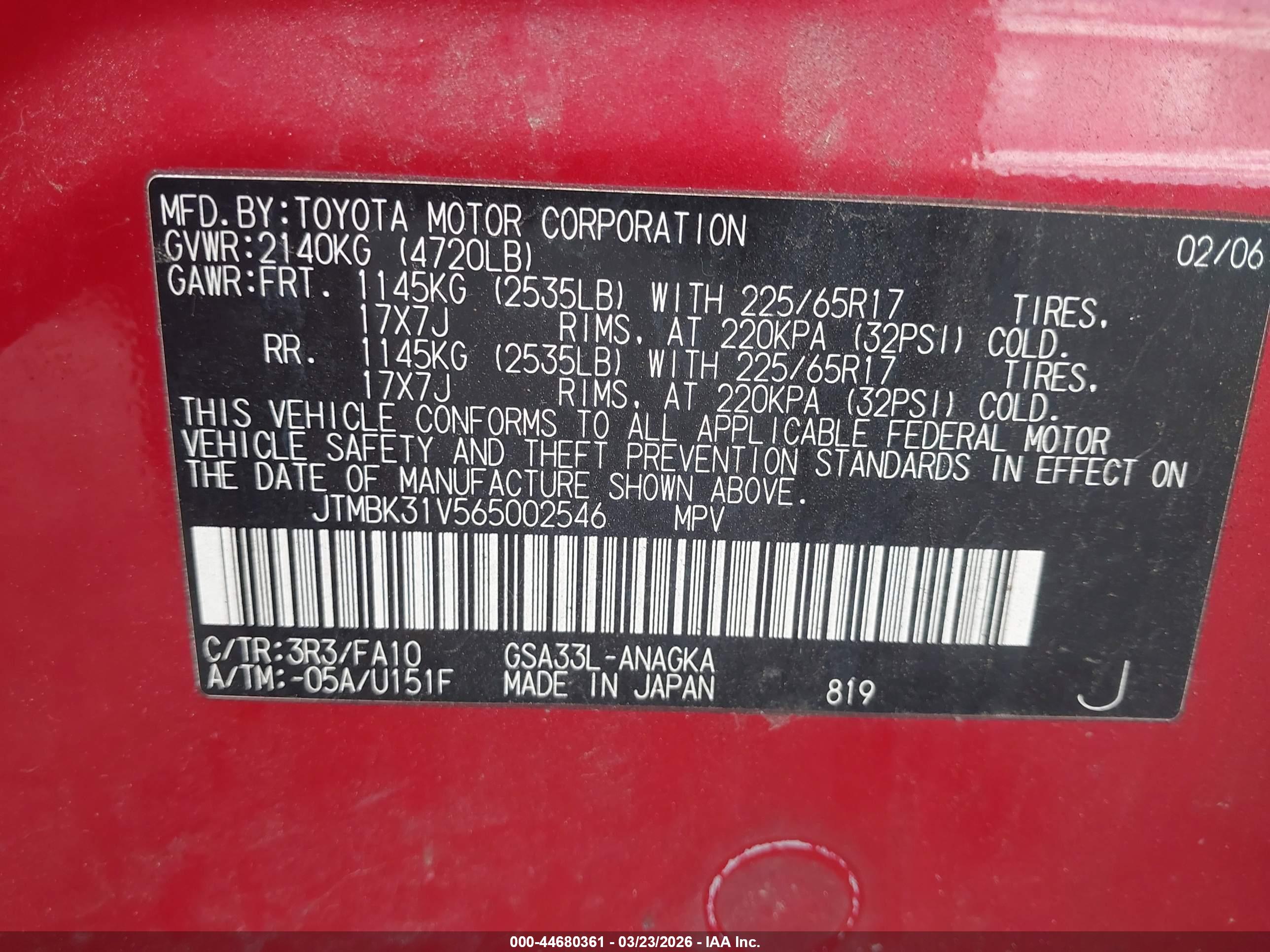 TOYOTA RAV4 image 9