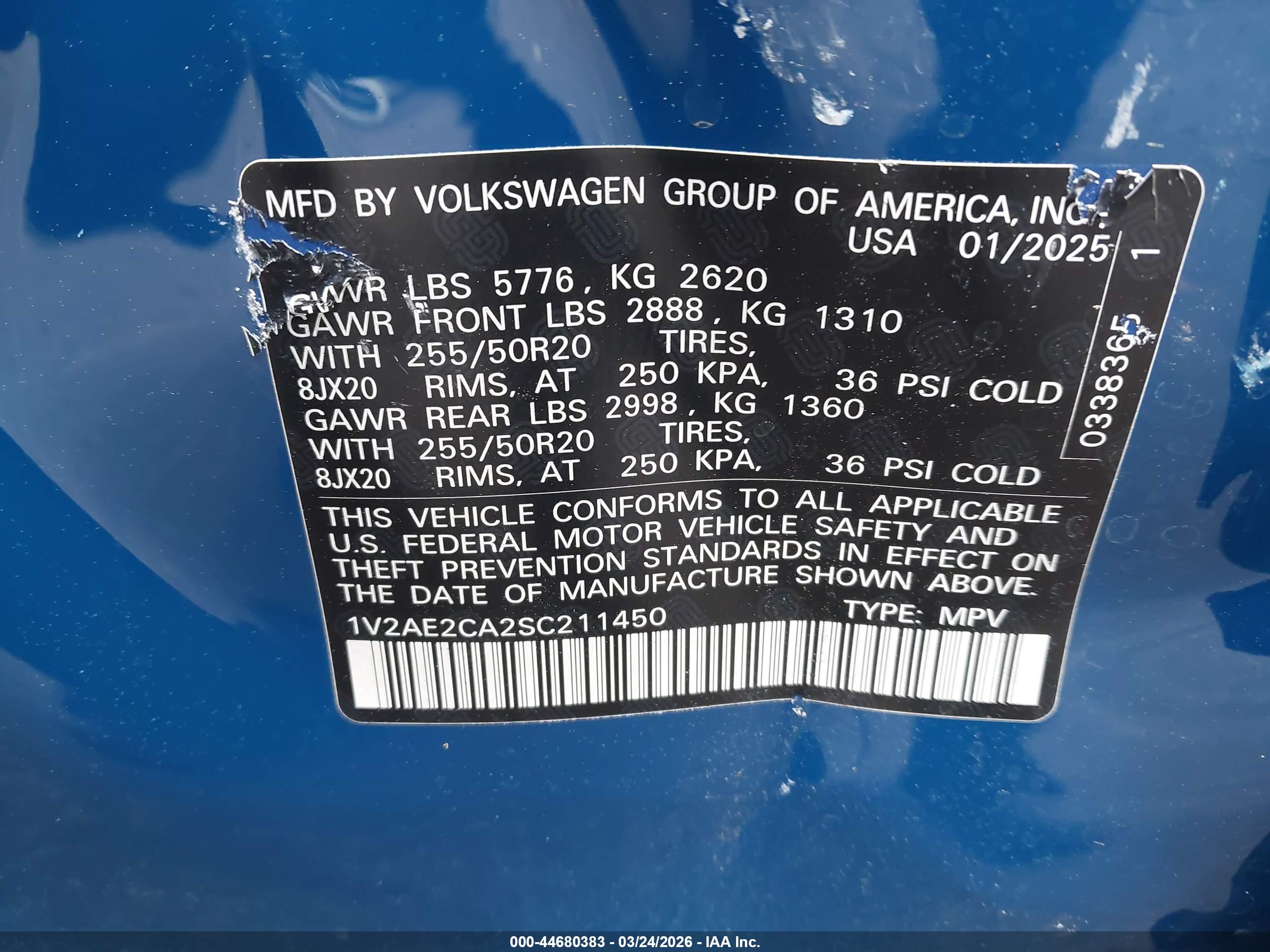 VOLKSWAGEN ATLAS image 9