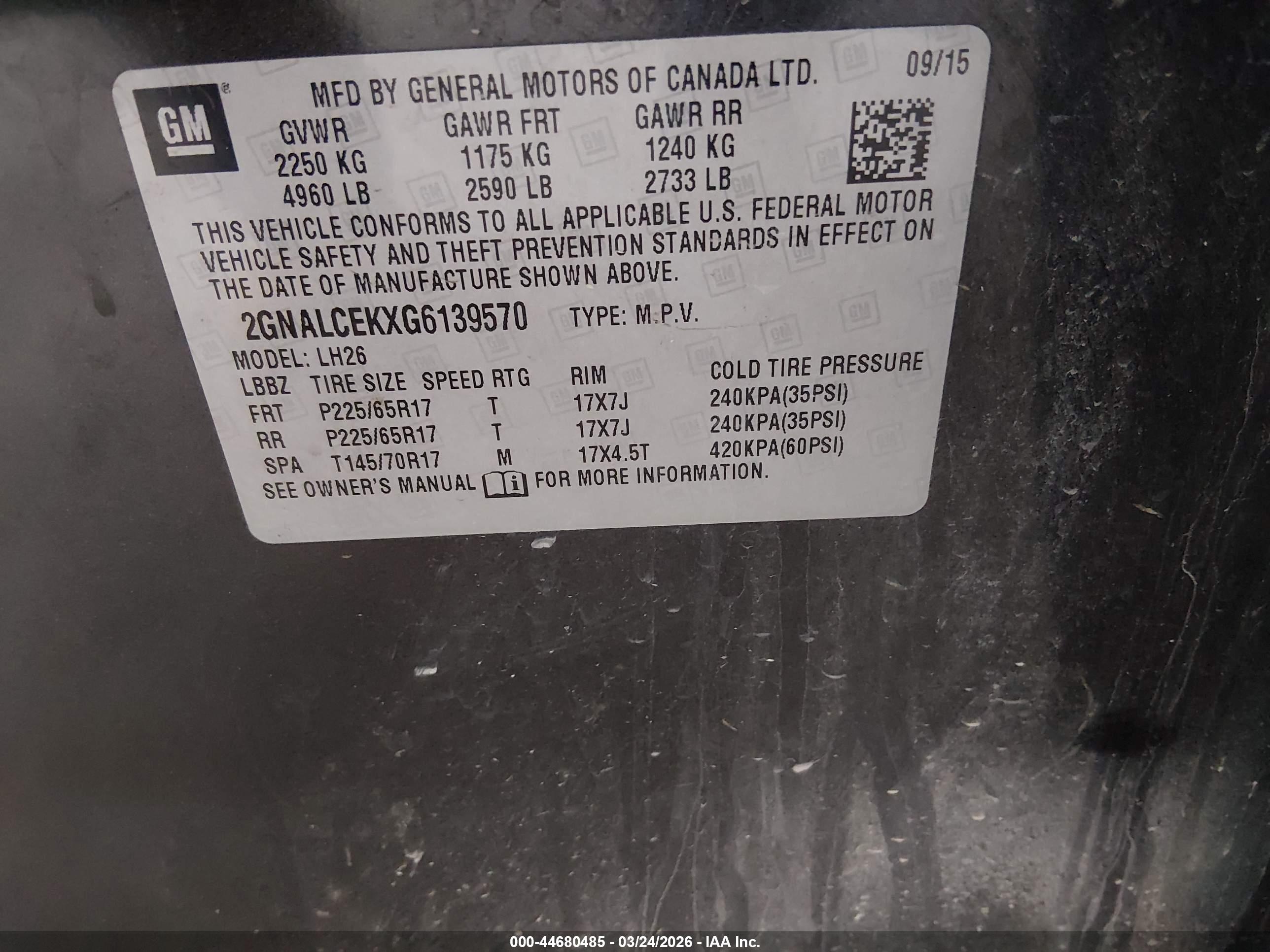 CHEVROLET EQUINOX image 9