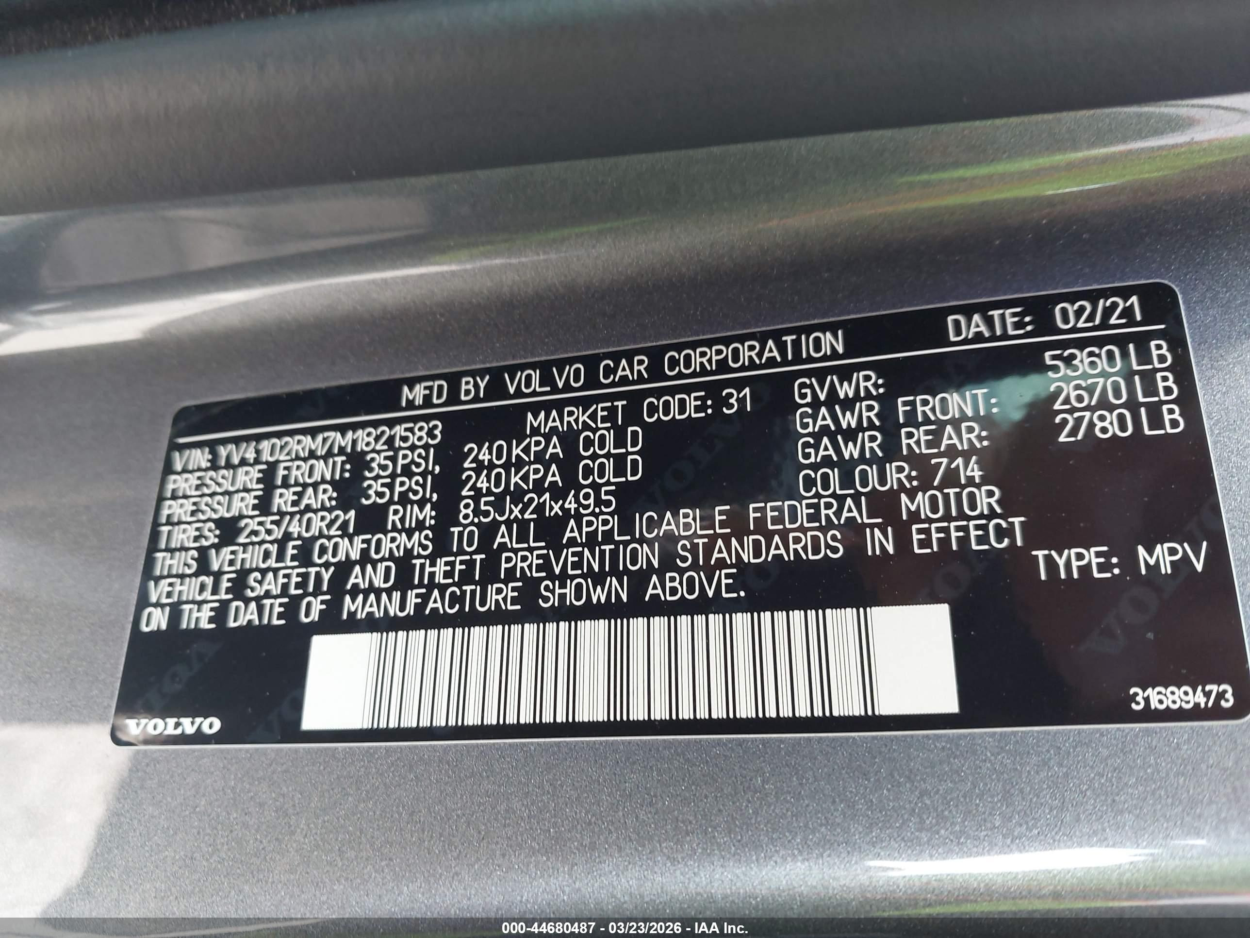 VOLVO XC60 image 9