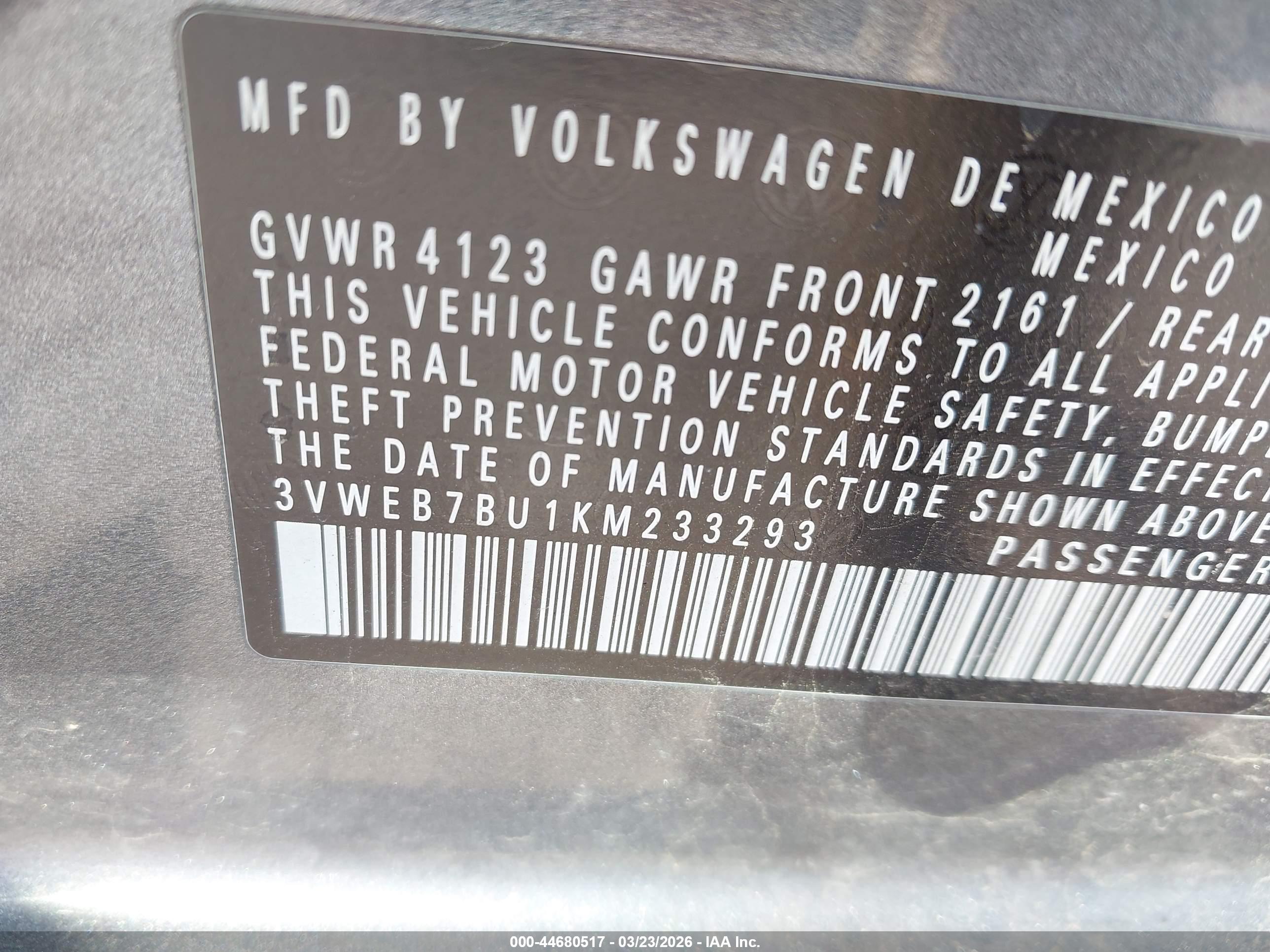 VOLKSWAGEN JETTA image 9