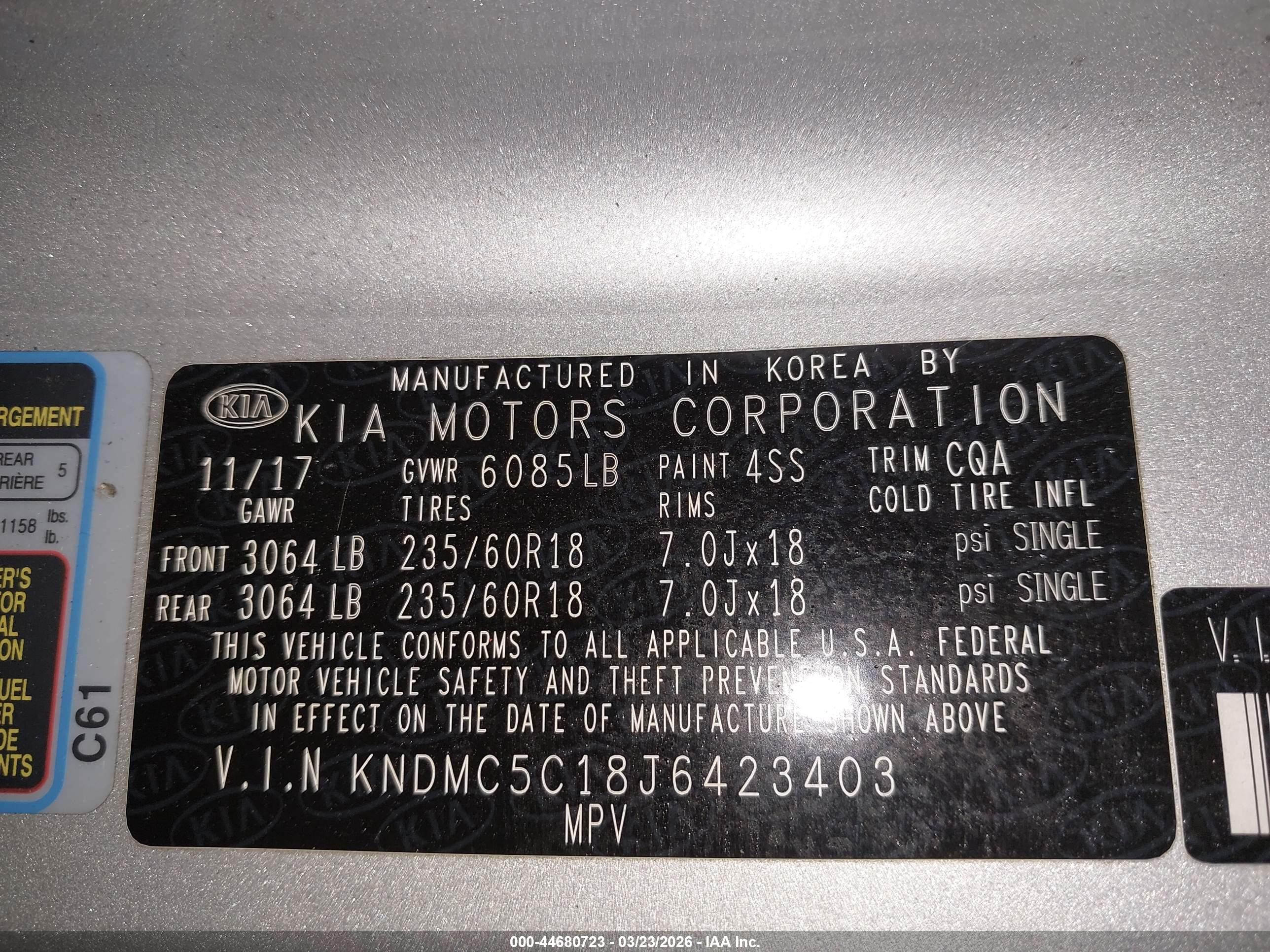 KIA SEDONA image 9