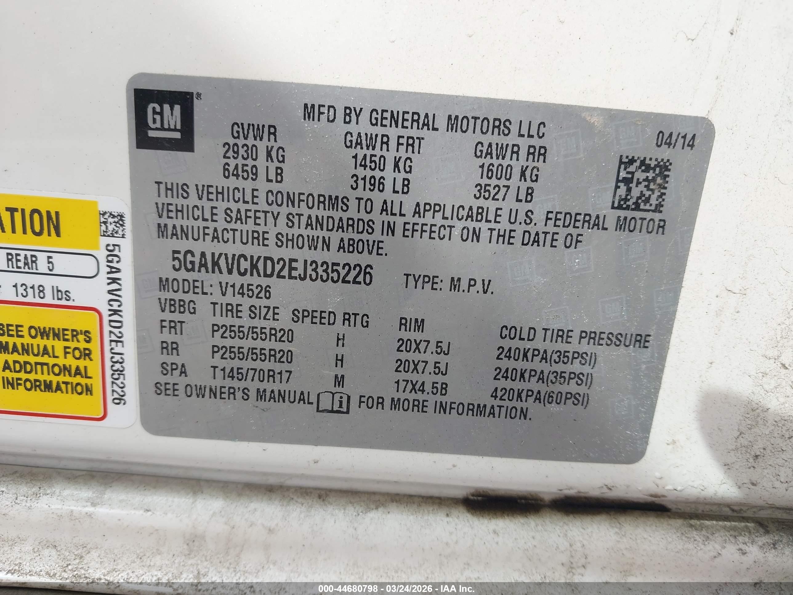 BUICK ENCLAVE image 9