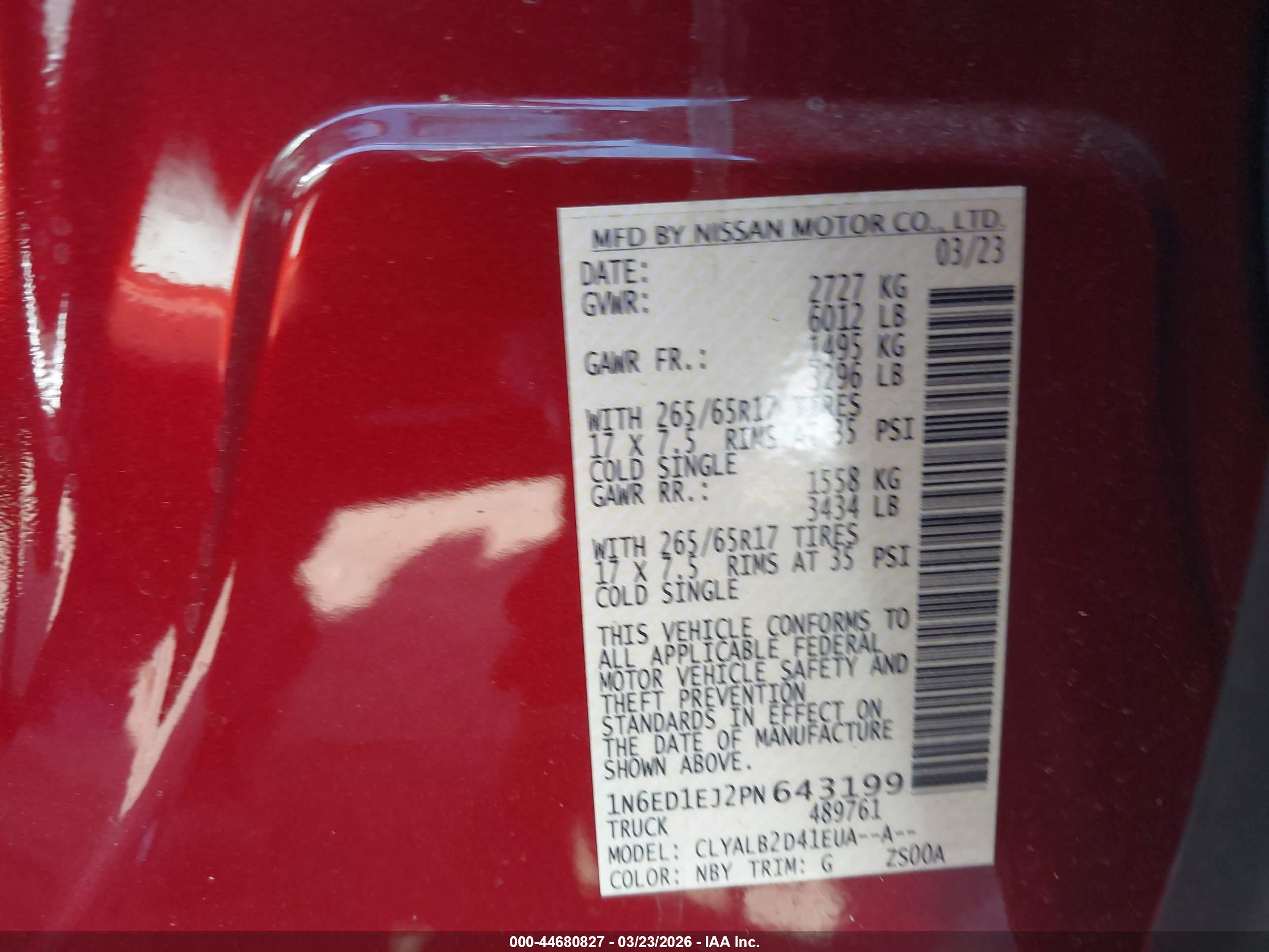 NISSAN FRONTIER image 9