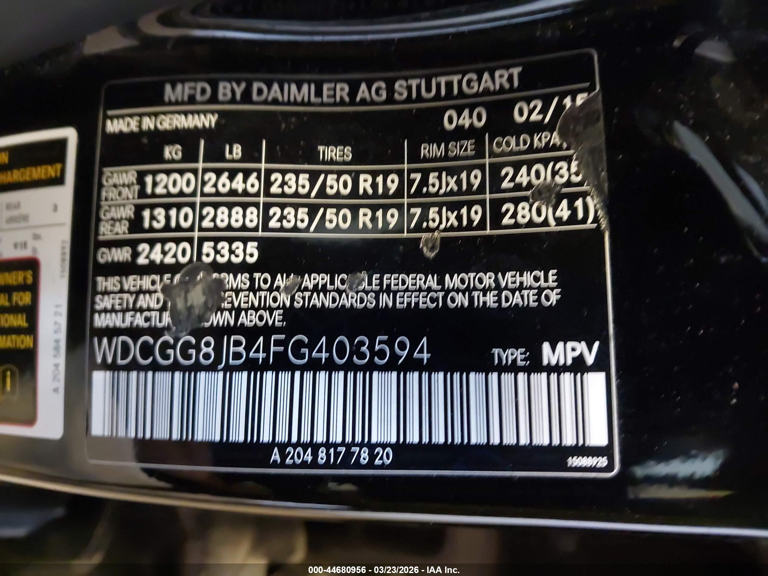 MERCEDES-BENZ GLK image 9