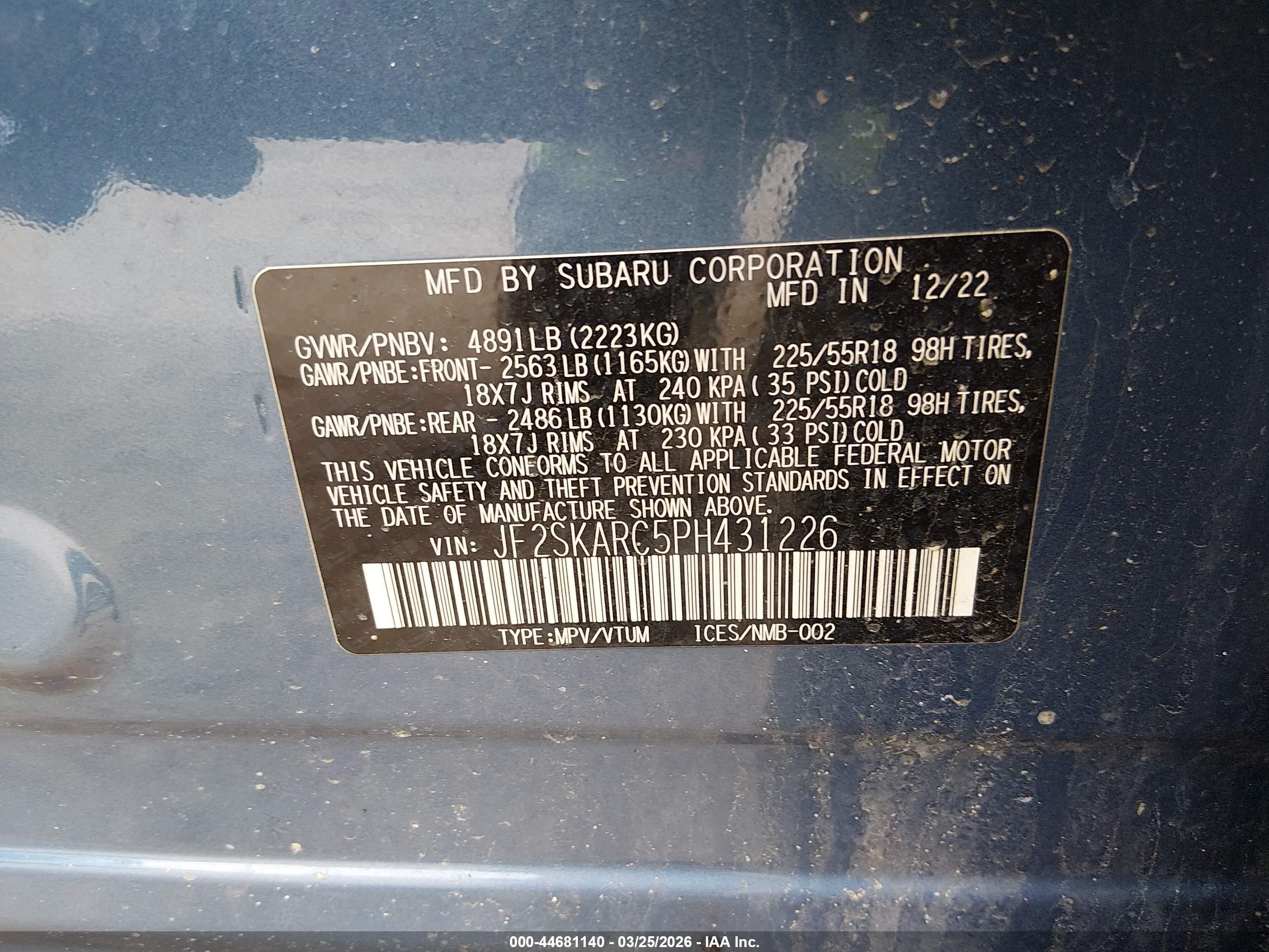 SUBARU FORESTER image 9