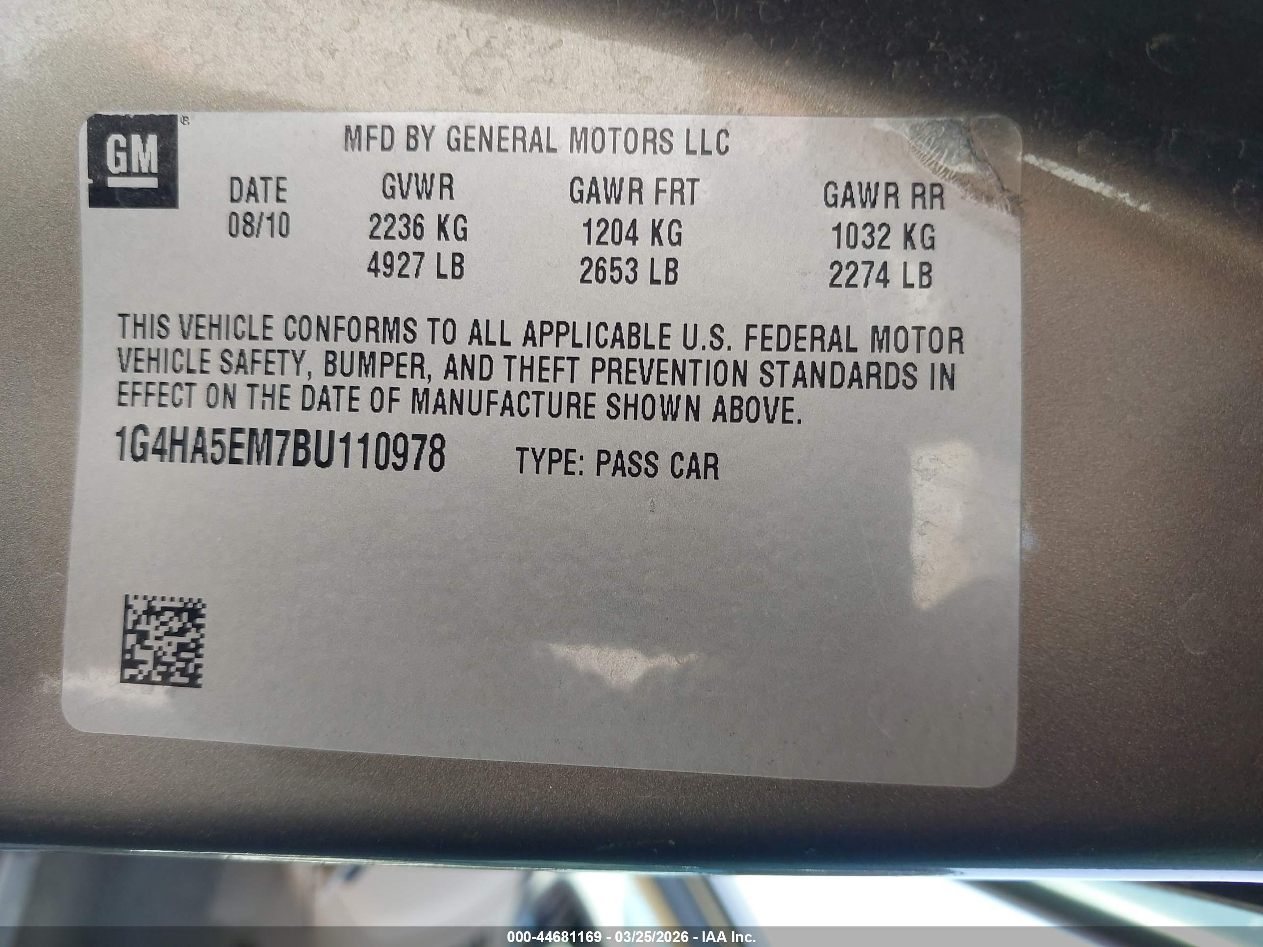BUICK LUCERNE image 9